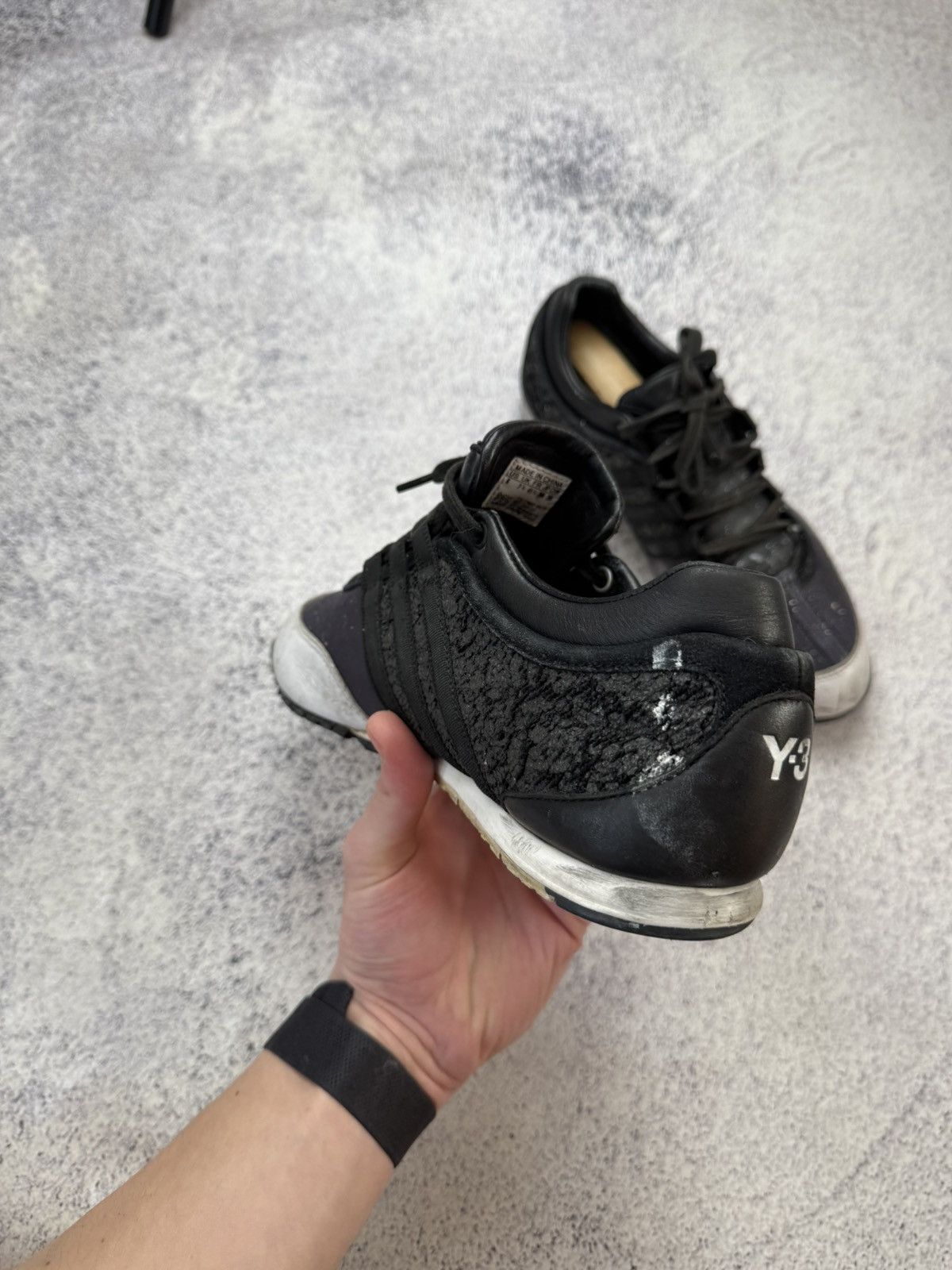 Yohji Yamamoto Yohji Yamamoto Y3 Adidas Distressed boxing trainers size 40 Size US 8 / EU 41 - 9 Thumbnail