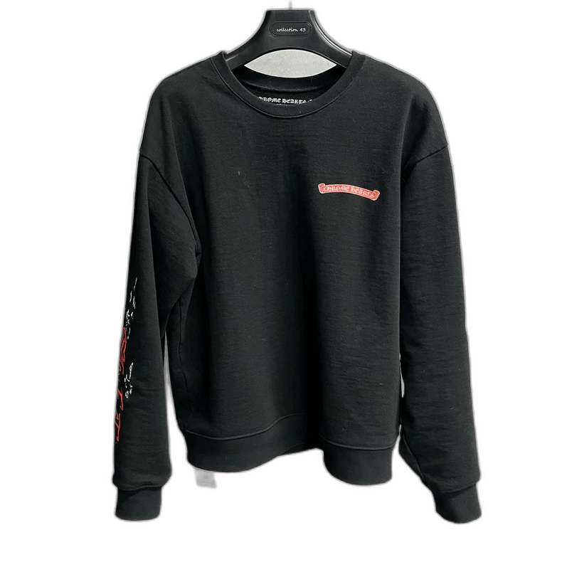 Chrome Hearts Chrome Hearts Black Graphic Long Sleeve Sweatshirt-yf Size US XL / EU 56 / 4 - 1 Thumbnail