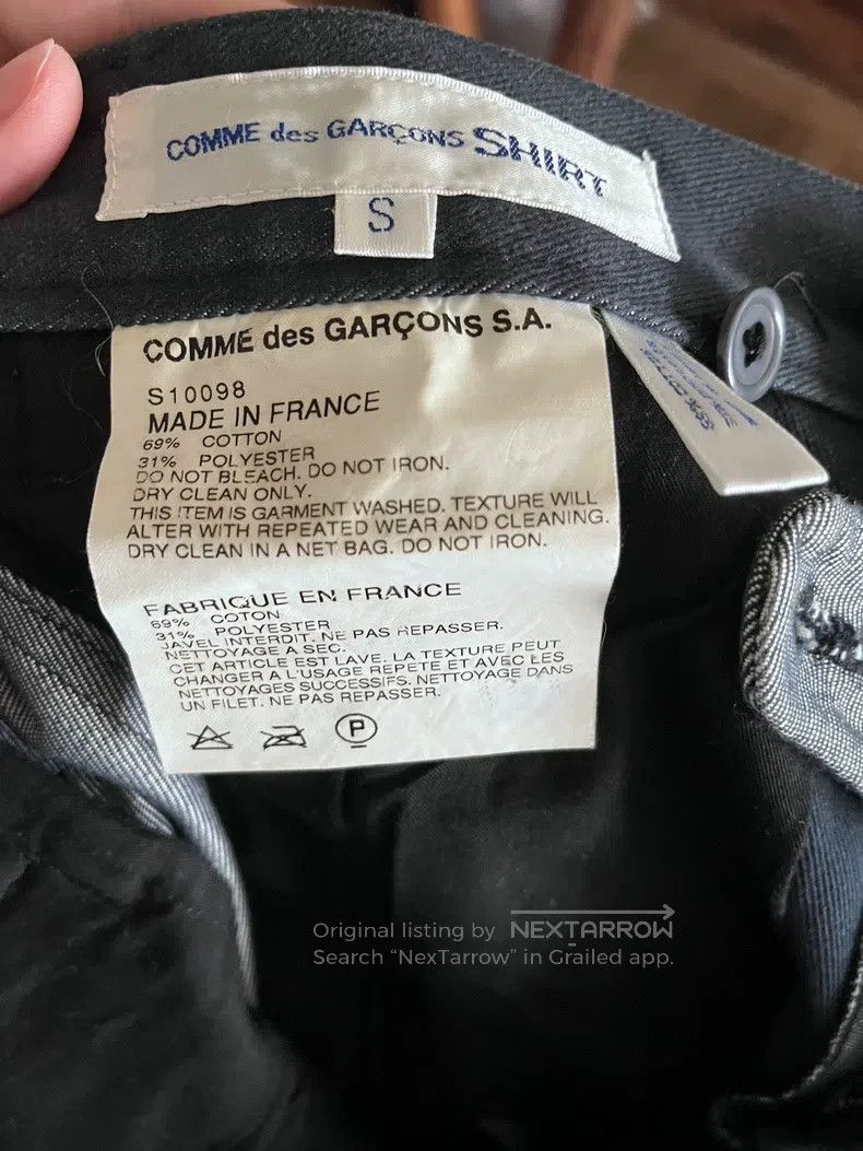 Other Comme Des Garcons size S Patchwork Deconstructed Denim Pan Size US 27 - 6 Thumbnail