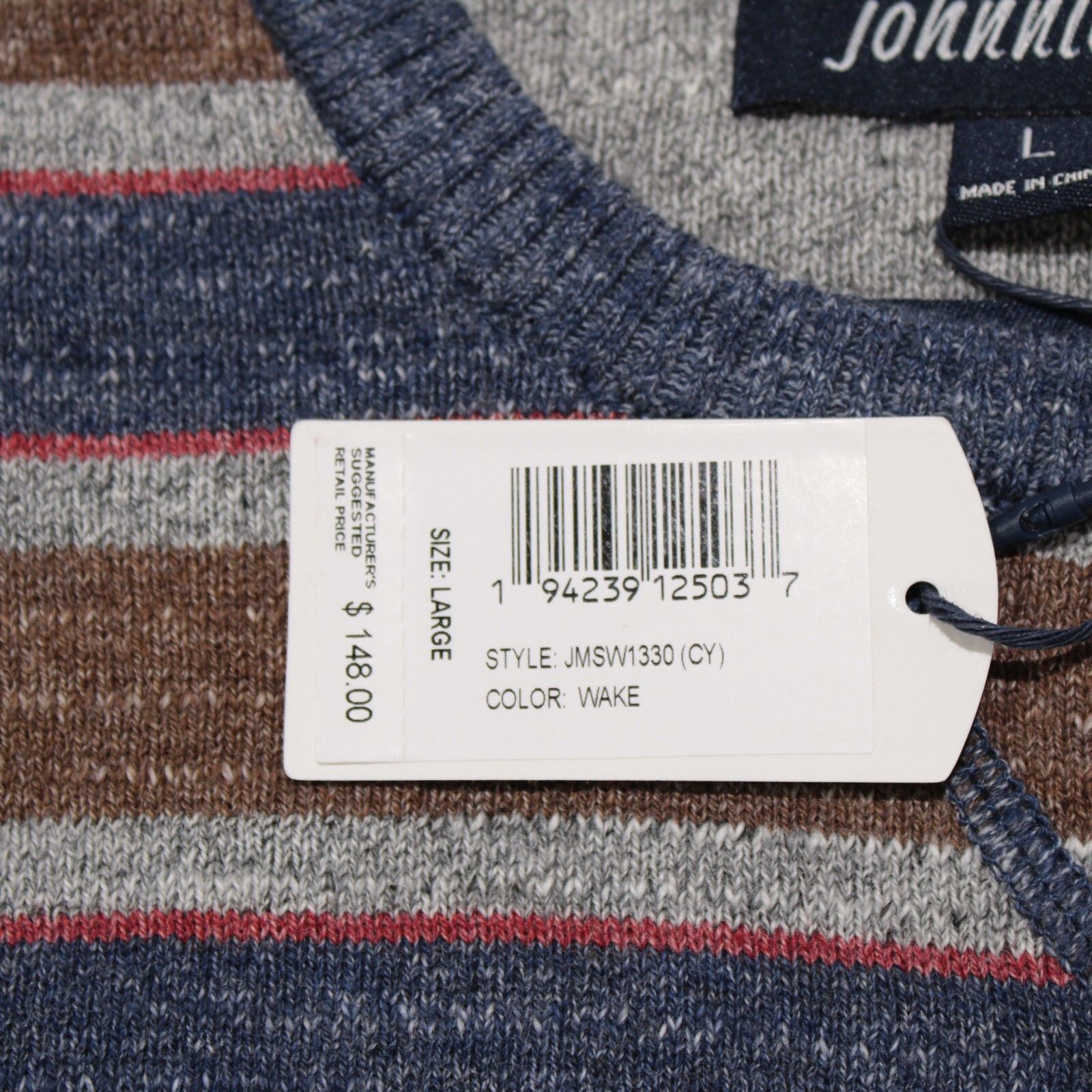 johnnie-O Johnnie-O Sweater Size US L in Blue Size US L / EU 52-54 / 3 - 7 Thumbnail