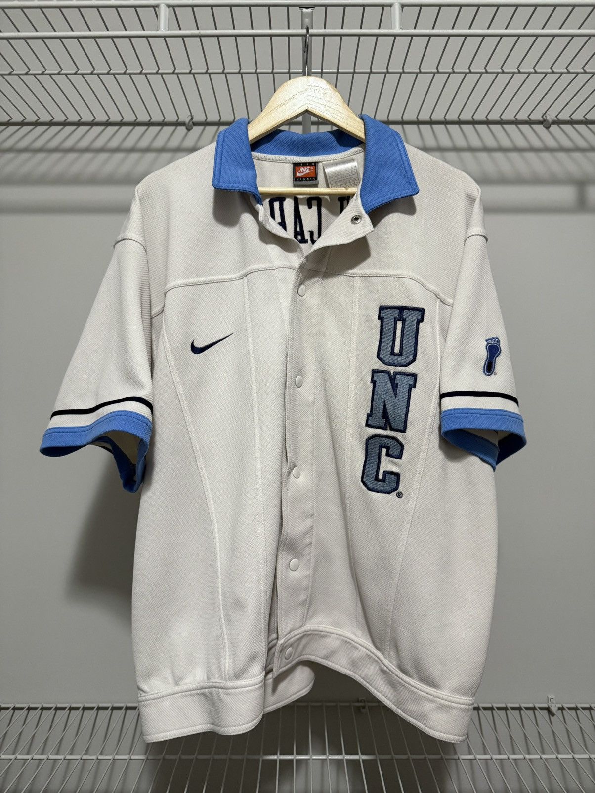Nike × Vintage 90’s UNC Baseball Jersey Size US L / EU 52-54 / 3 - 1 Thumbnail