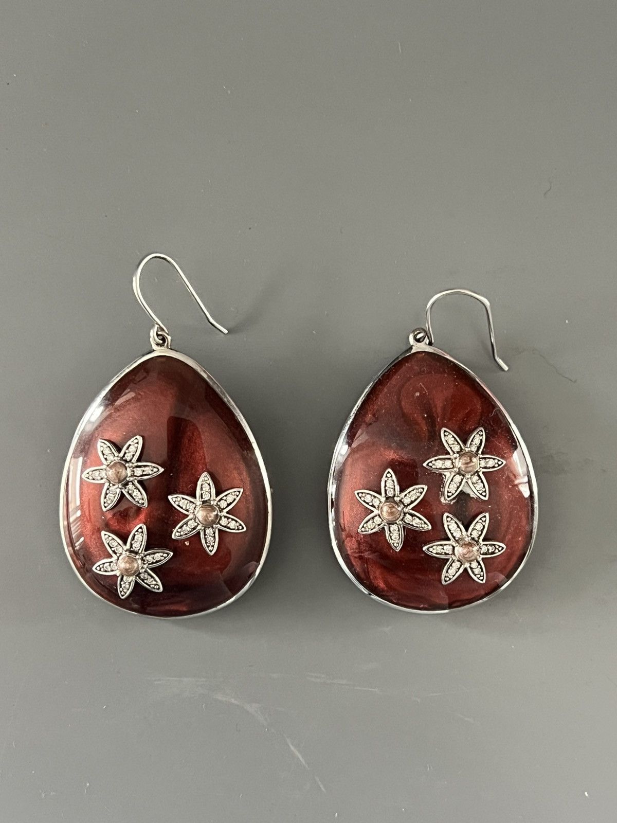 Other Miriam Salat crystal and resin earrings Size ONE SIZE - 1 Thumbnail