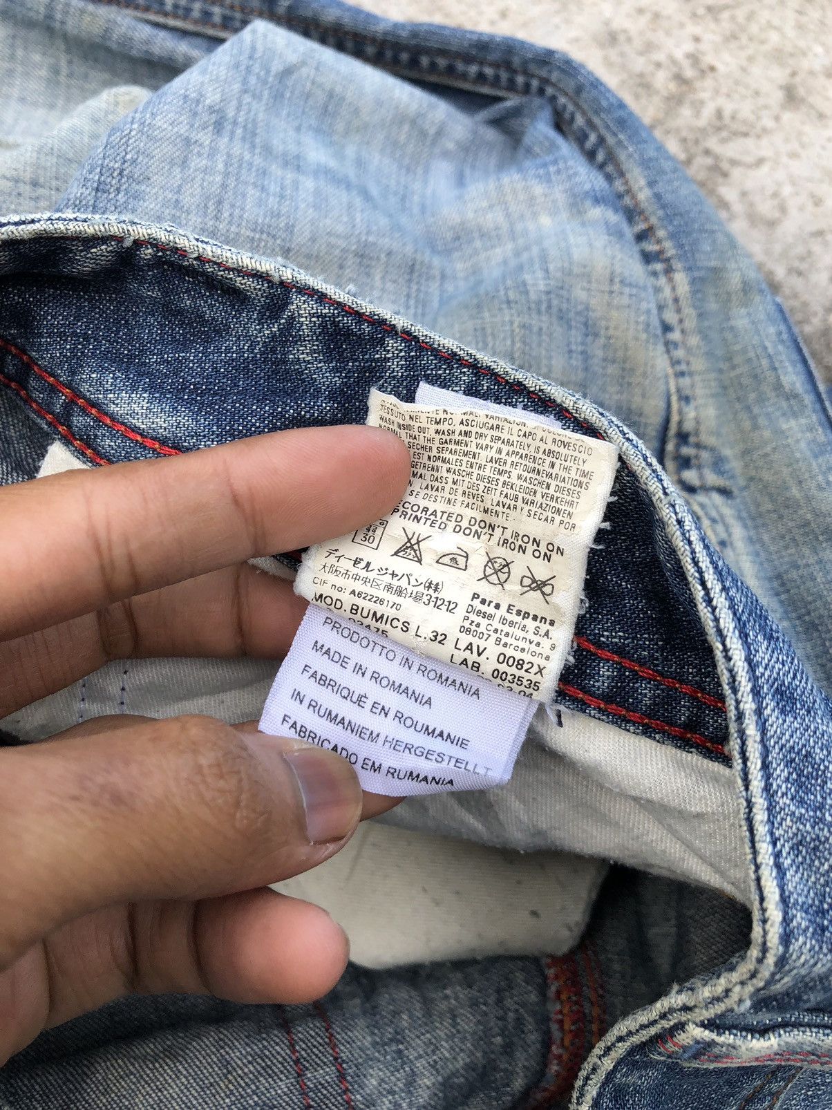 Diesel DIESEL DISTRESSED DENIM Size US 31 - 5 Thumbnail