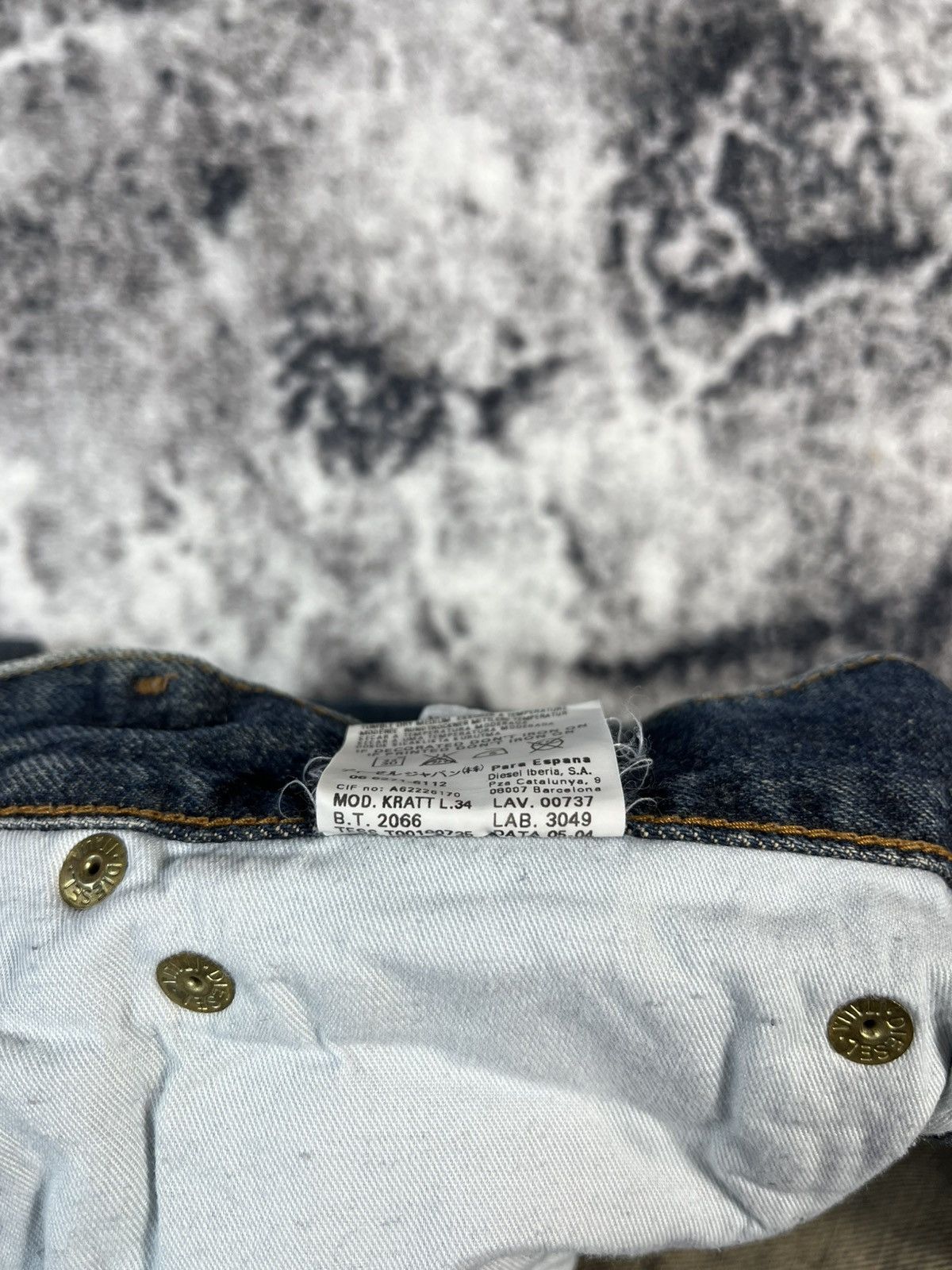 Diesel Diesel Industry straight fit blue denim jeans made in Italy. Size US 32 / EU 48 - 9 Thumbnail