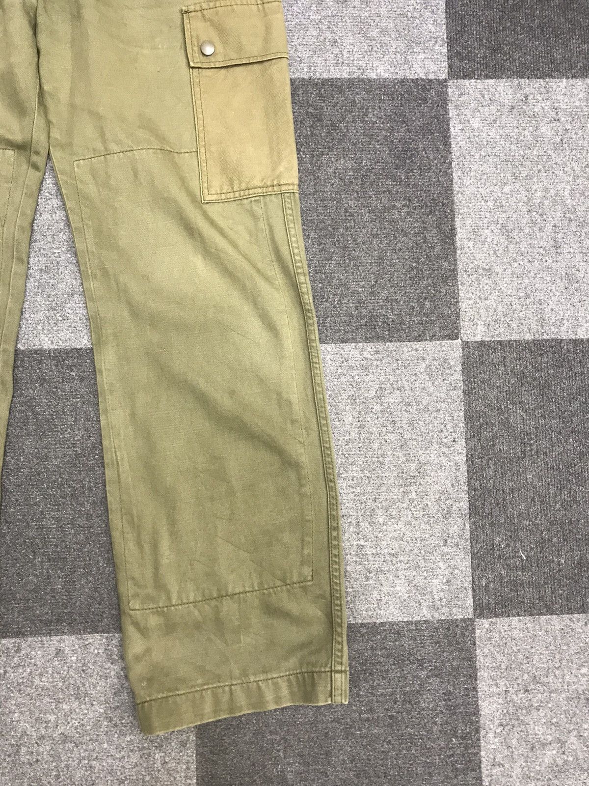 Chimala CHIMALA 2 Tones Cinch Back Double Knee Cargo Pant F774 Size US 32 / EU 48 - 6 Thumbnail