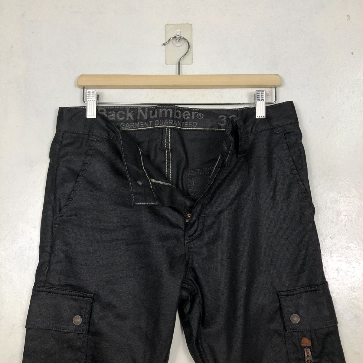 Hysteric Glamour 🔥VINTAGE BIKER PANTS WAXED DESIGN BACK NUMBER Size US 34 / EU 50 - 18 Thumbnail