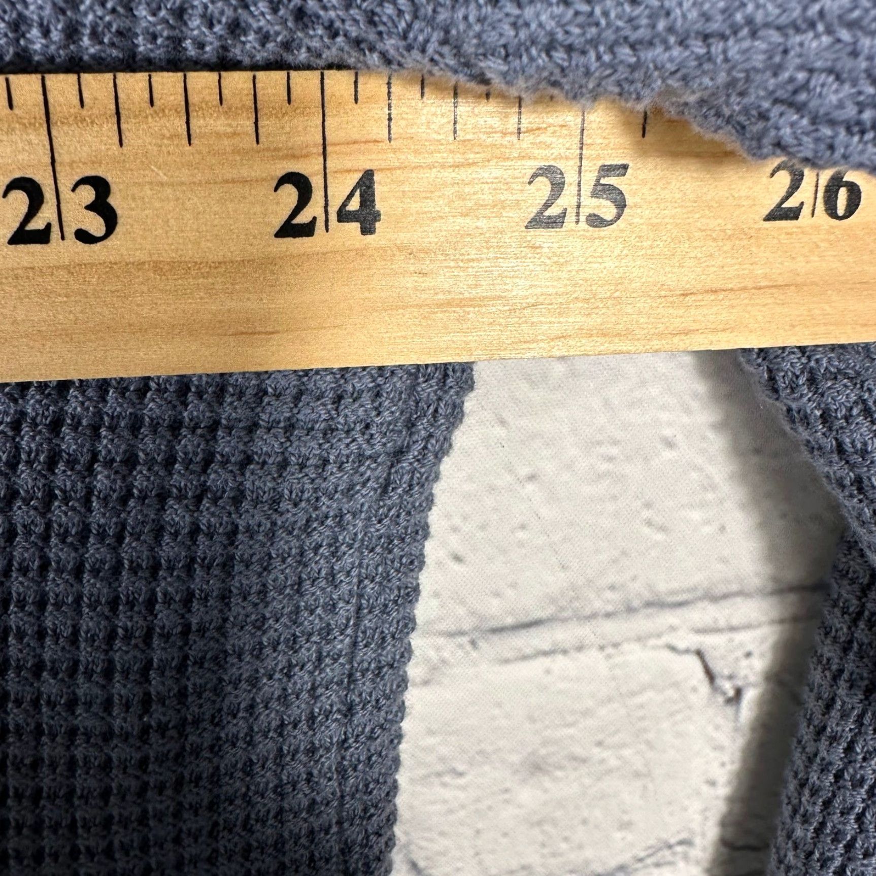 American Eagle Outfitters American Eagle Mens XL Blue Cardigan Sweater Waffle-Knit Button Up 1840 Size US XL / EU 56 / 4 - 7 Thumbnail