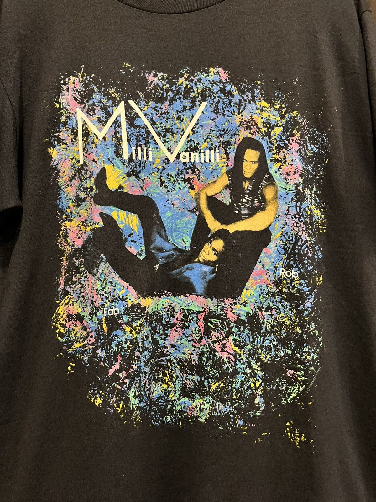 Band Tees Vintage Milli Vanilli 1990 Size US XL / EU 56 / 4 - 3 Thumbnail