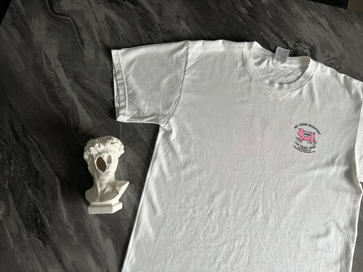 Vintage Vintage : MT.PENN MUDFEST 15k Trail Run Piggy Pagoda Size US M / EU 48-50 / 2 - 4 Thumbnail