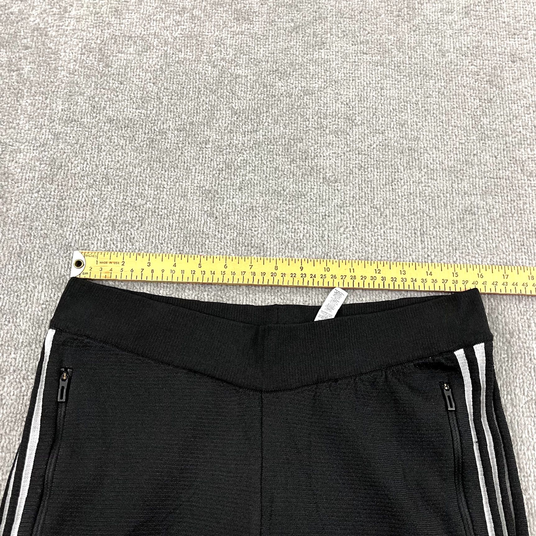 Adidas ADIDAS Pants Womens M ID Stryker Black White Knit Track Soccer CF0333 Size 32" / US 10 / IT 46 - 6 Thumbnail