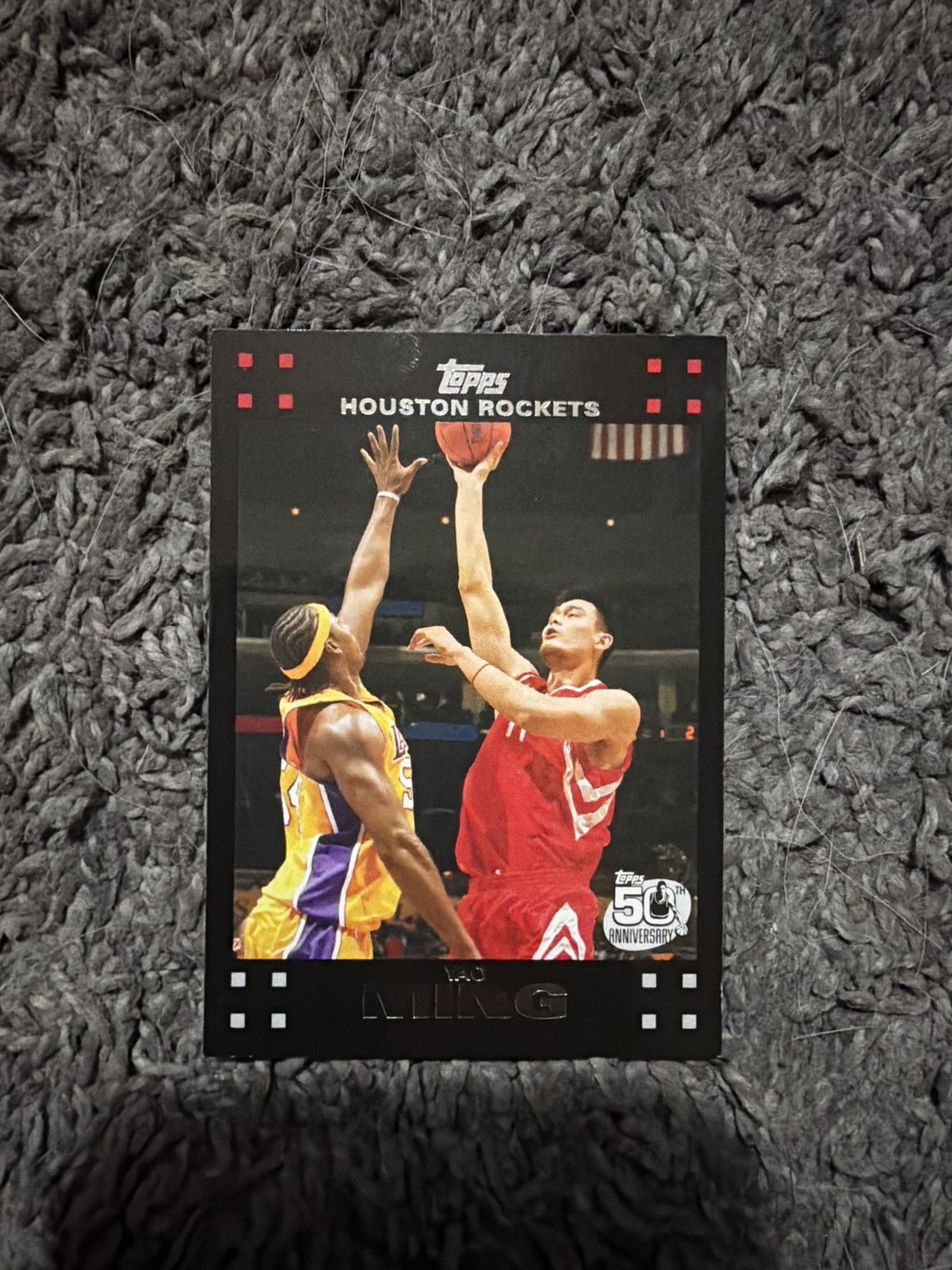 NBA 2007 Topps #11 Yao Ming Card Size ONE SIZE - 1 Thumbnail