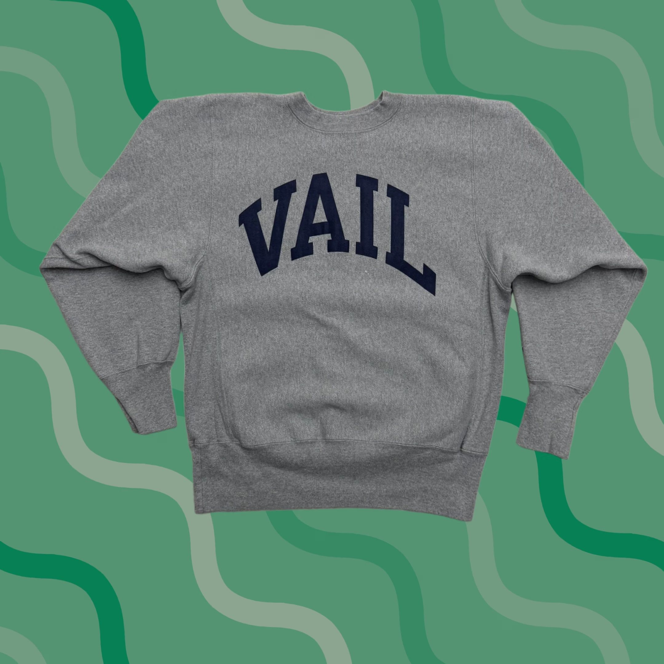 Champion Champion Reverse Weave Colorado Vail Sweatshirt Mens M Gray Ski Fleece Pullover Graphic Print Heavyweight All Seasons Winter Fall Spring Men Size US M / EU 48-50 / 2 - 1 Thumbnail