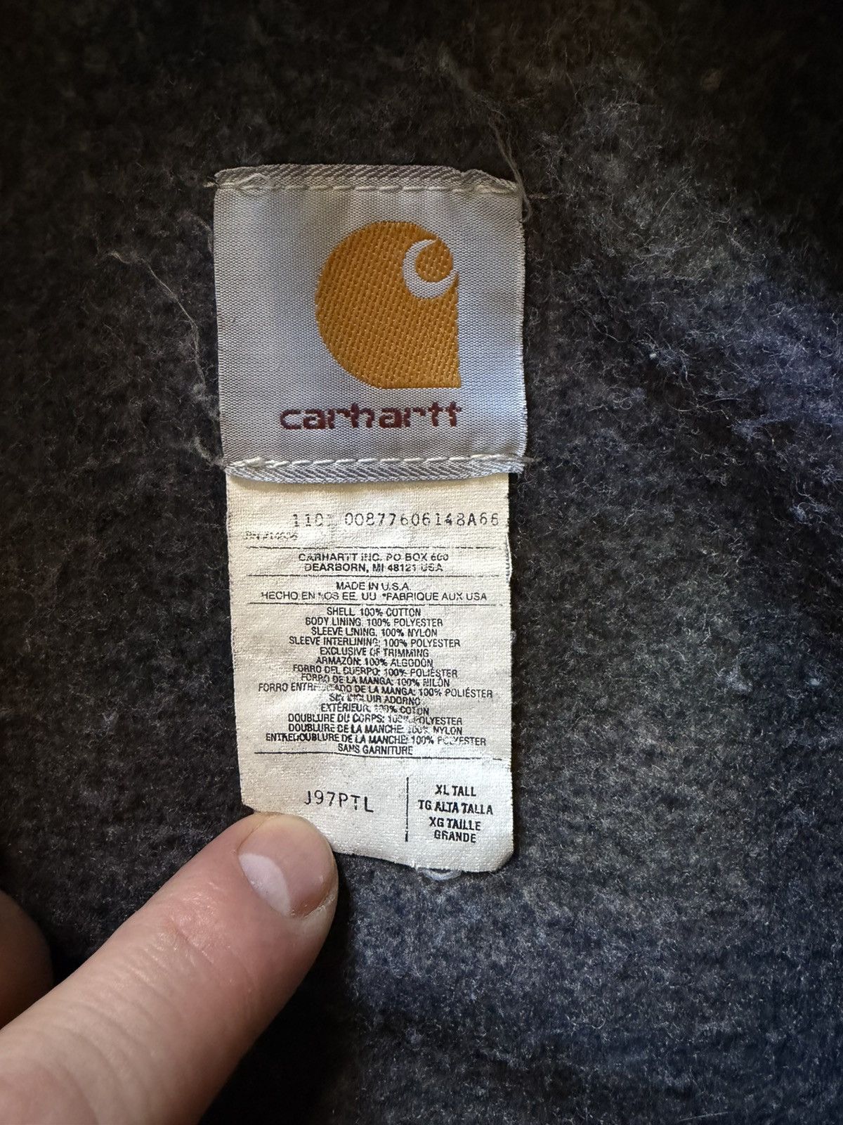 Carhartt Late 90’s Carhartt J97 Size US XL / EU 56 / 4 - 3 Thumbnail