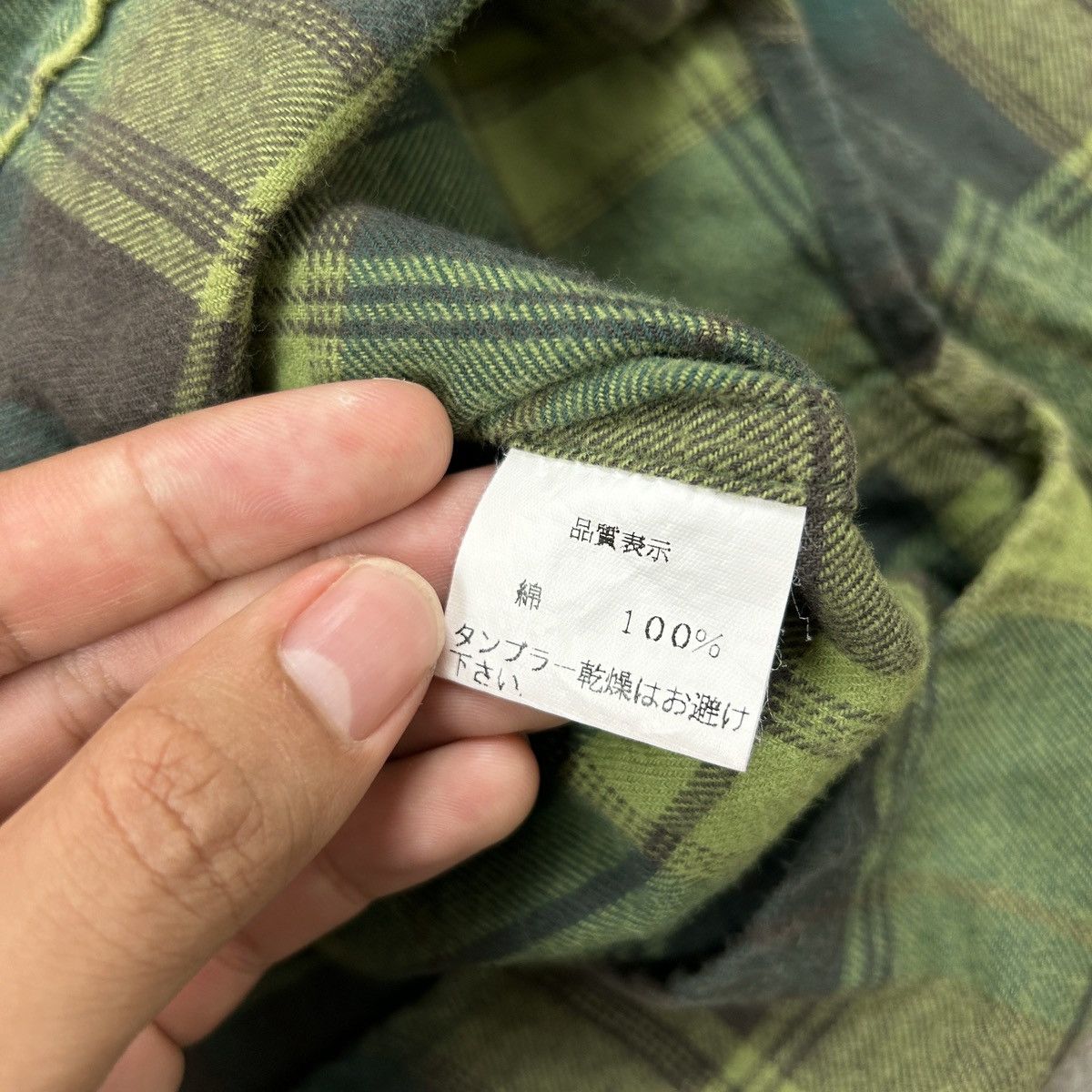 Japanese Brand Slyz. Japan - Western Shirt Green Size US M / EU 48-50 / 2 - 7 Thumbnail
