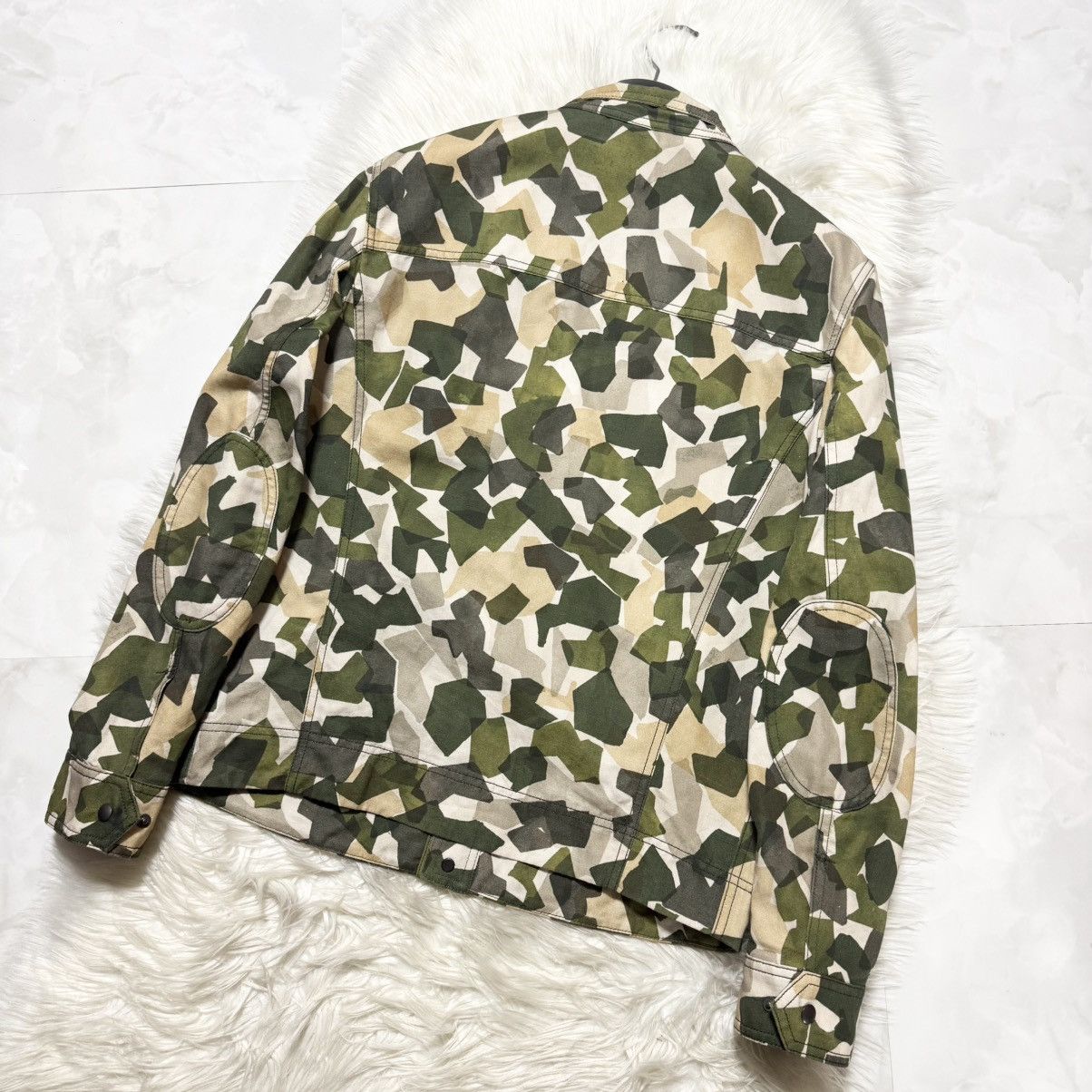 Bottega Veneta Bottega Veneta Camouflage Denim Jacket Shirt Size US L / EU 52-54 / 3 - 9 Thumbnail