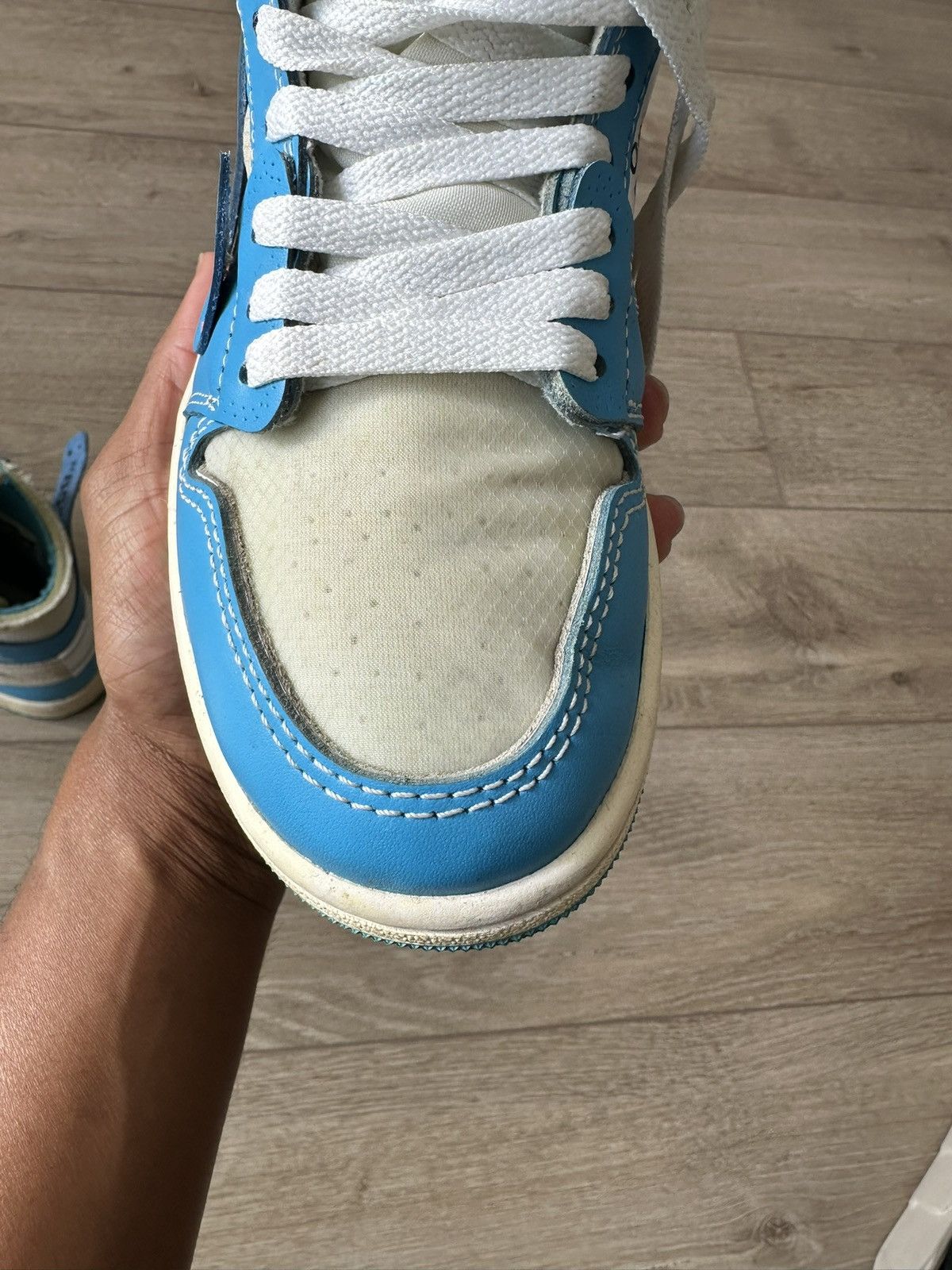 Jordan Brand × Off-White Jordan 1 Retro OG x Off-White High UNC Sz 6 Size US 6 / EU 39 - 16 Thumbnail