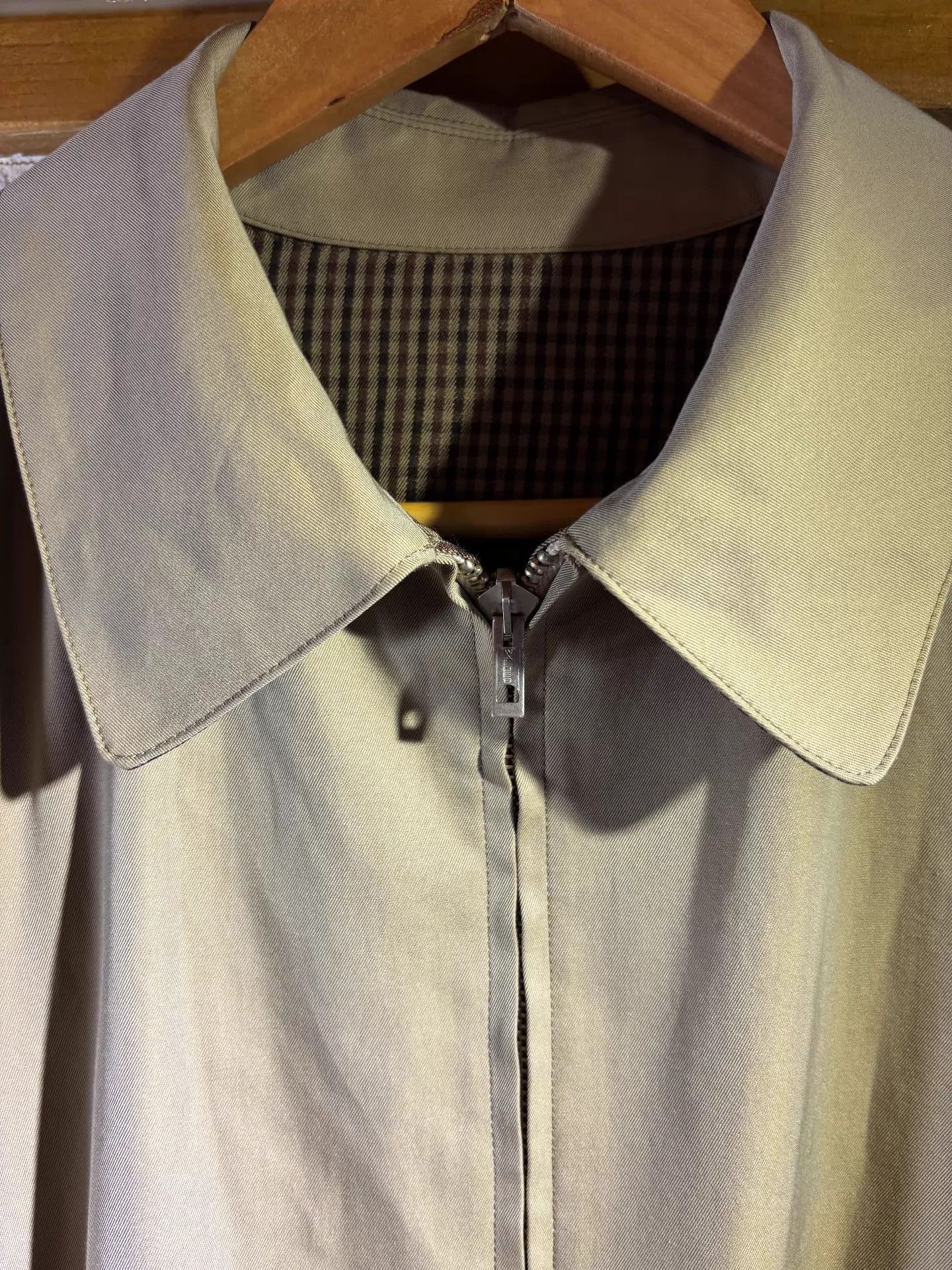 MAATEE & SONS maatee & sons double-faced silk-cotton check short jacket Size US L / EU 52-54 / 3 - 8 Thumbnail