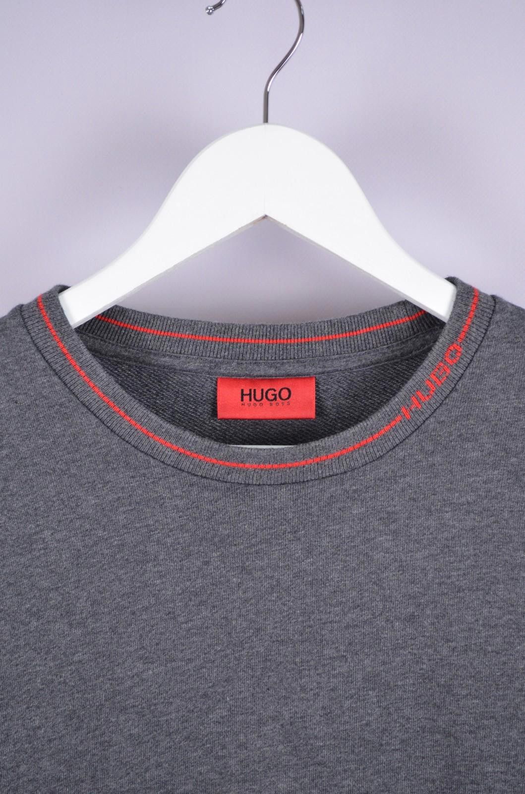 Hugo Boss Hugo Boss Drick Grey Sweatshirt Neck Logo Size M Designer Size US M / EU 48-50 / 2 - 3 Thumbnail