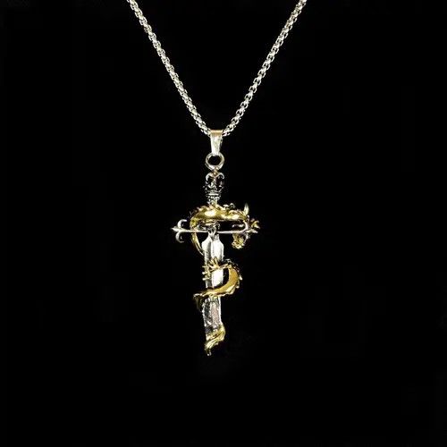 Jewelry Miyauchi x Endo Dragon Sword Necklace Punk Chain Size ONE SIZE - 4 Thumbnail