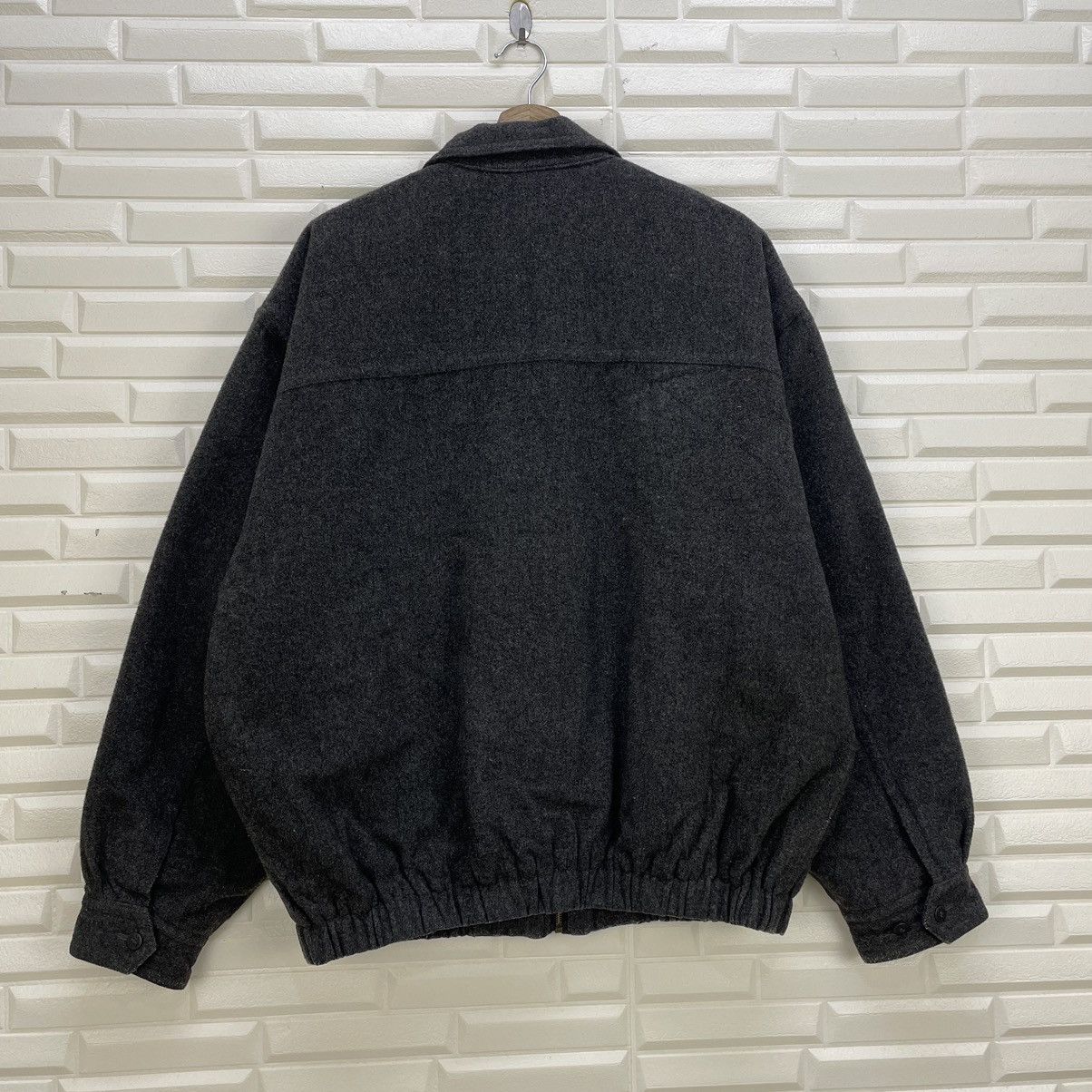 Lacoste × Vintage Vintage Lacoste Bomber Wool Size US L / EU 52-54 / 3 - 3 Thumbnail