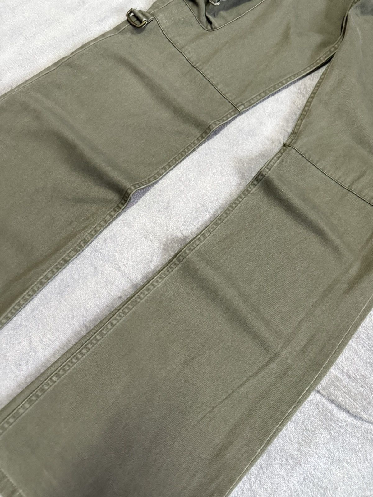 Le Grande Bleu (L.G.B.) 2000s Archive LGB Junya Kapital Style Flared Cargo Pants Size US 32 / EU 48 - 5 Thumbnail