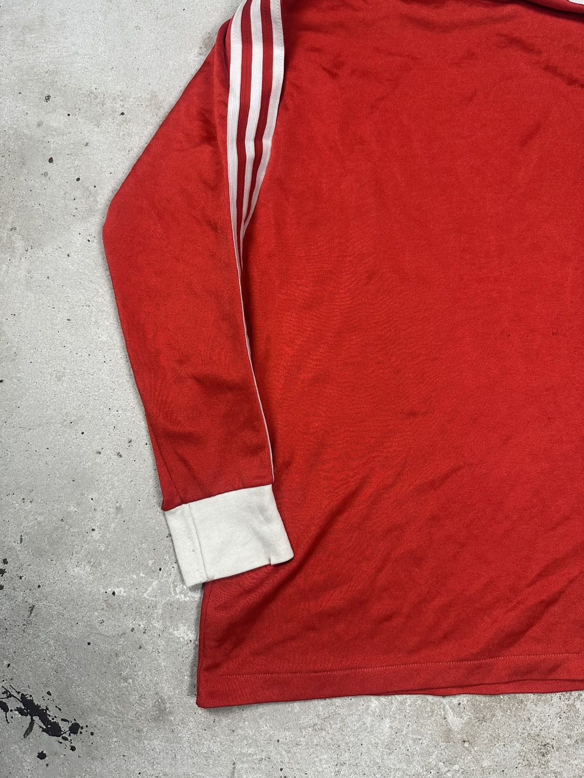 Adidas Vintage 80s Adidas x Erima Red Long Sleeve Template Jersey Size US M / EU 48-50 / 2 - 14 Thumbnail