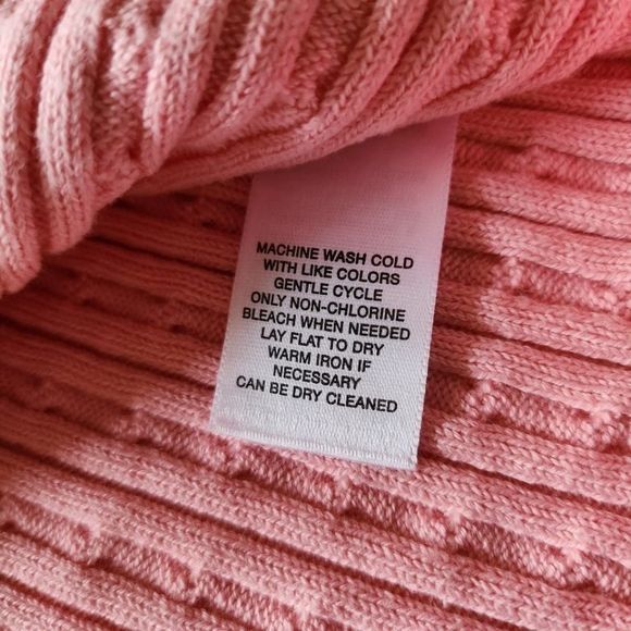 Vintage Anne Klein Sport Stretch Pink Turtleneck Long Sleeve Sz. XL Size XL / US 12-14 / IT 48-50 - 7 Thumbnail