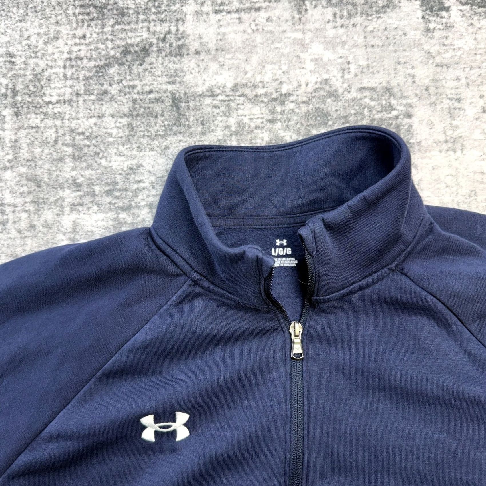 Under Armour Under Armour Sweatshirt Mens Large Navy Rival Fleece 1/4 Zip Pockets Gym Size US L / EU 52-54 / 3 - 3 Thumbnail