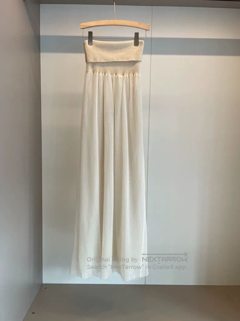 Brunello Cucinelli Brunello Cucinelli Beige Cotton Nylon Beaded Skirt Size 25" / US 0 / IT 36 - 2 Thumbnail