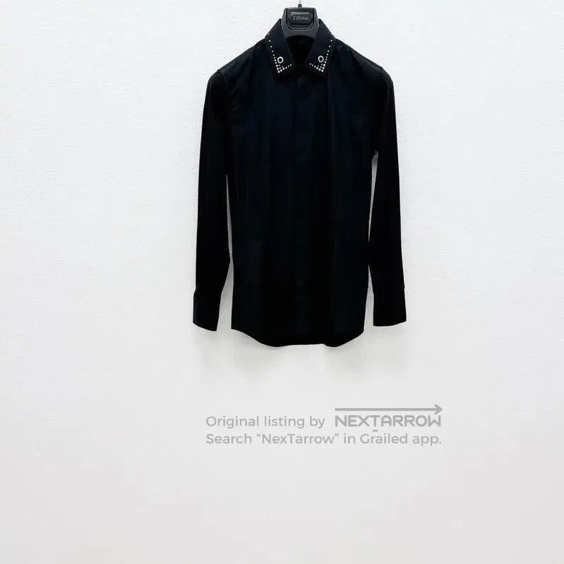 Neil Barrett Neil Barrett Black Long Sleeve Shirt . Size US S / EU 44-46 / 1 - 1 Thumbnail