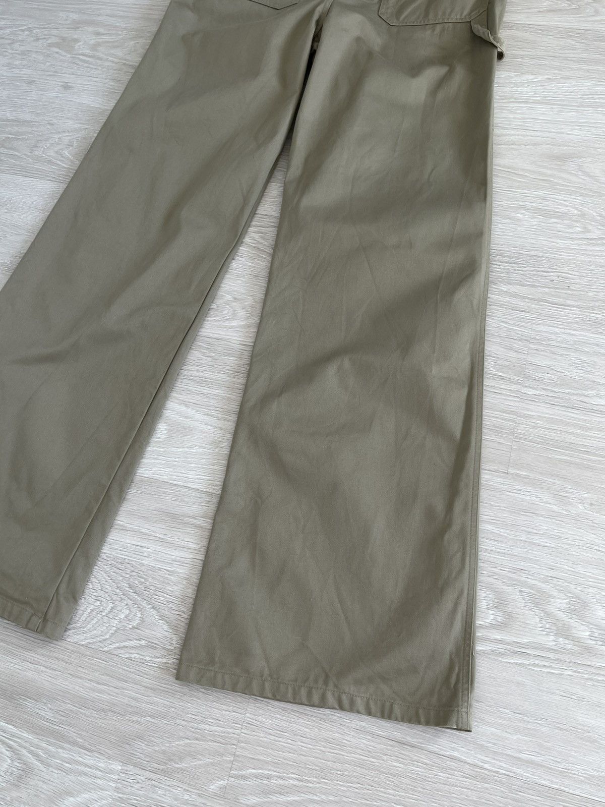 Nili Lotan Nili Lotan Quentin High-Rise Cotton Flared Pants Size 32" / US 10 / IT 46 - 18 Thumbnail