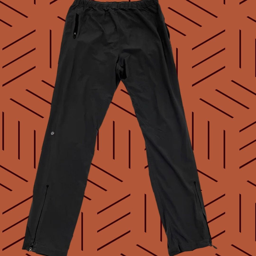 Lululemon Lululemon Mens Large Pants x 31" Dark Gray Active Workout Training Gym Stretch Regular Classic Inseam 31" Gray Sports Athleisure Size US 33 - 1 Thumbnail