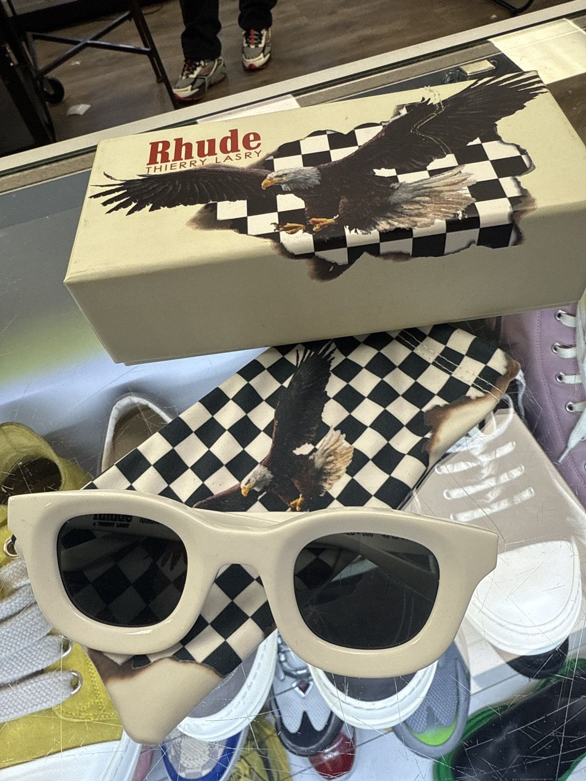 Rhude × Thierry Lasry Rhude Thierry Lasry Rhodeo white white Size ONE SIZE - 1 Thumbnail