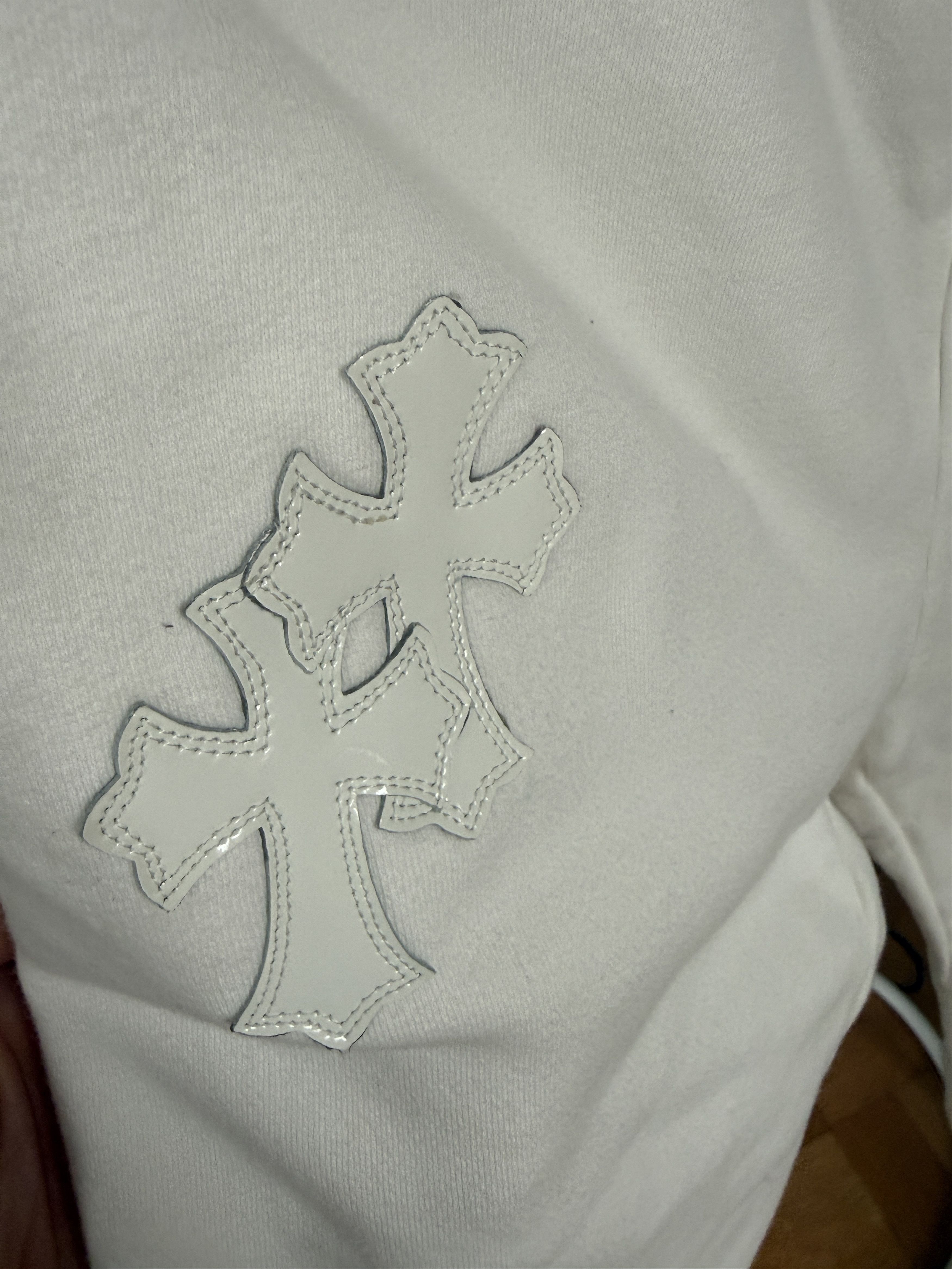 Chrome Hearts CHROME HEARTS LEATHER CROSS PATCH SWEATS M Size US 32 / EU 48 - 2 Thumbnail