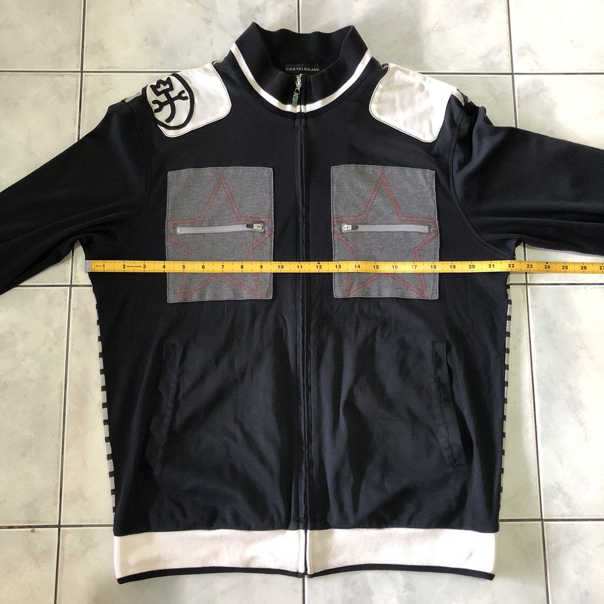 Jean Charles De Castelbajac Castlebajac Track Zip-Up Jacket Star Design & Embroidery Size US M / EU 48-50 / 2 - 20 Thumbnail