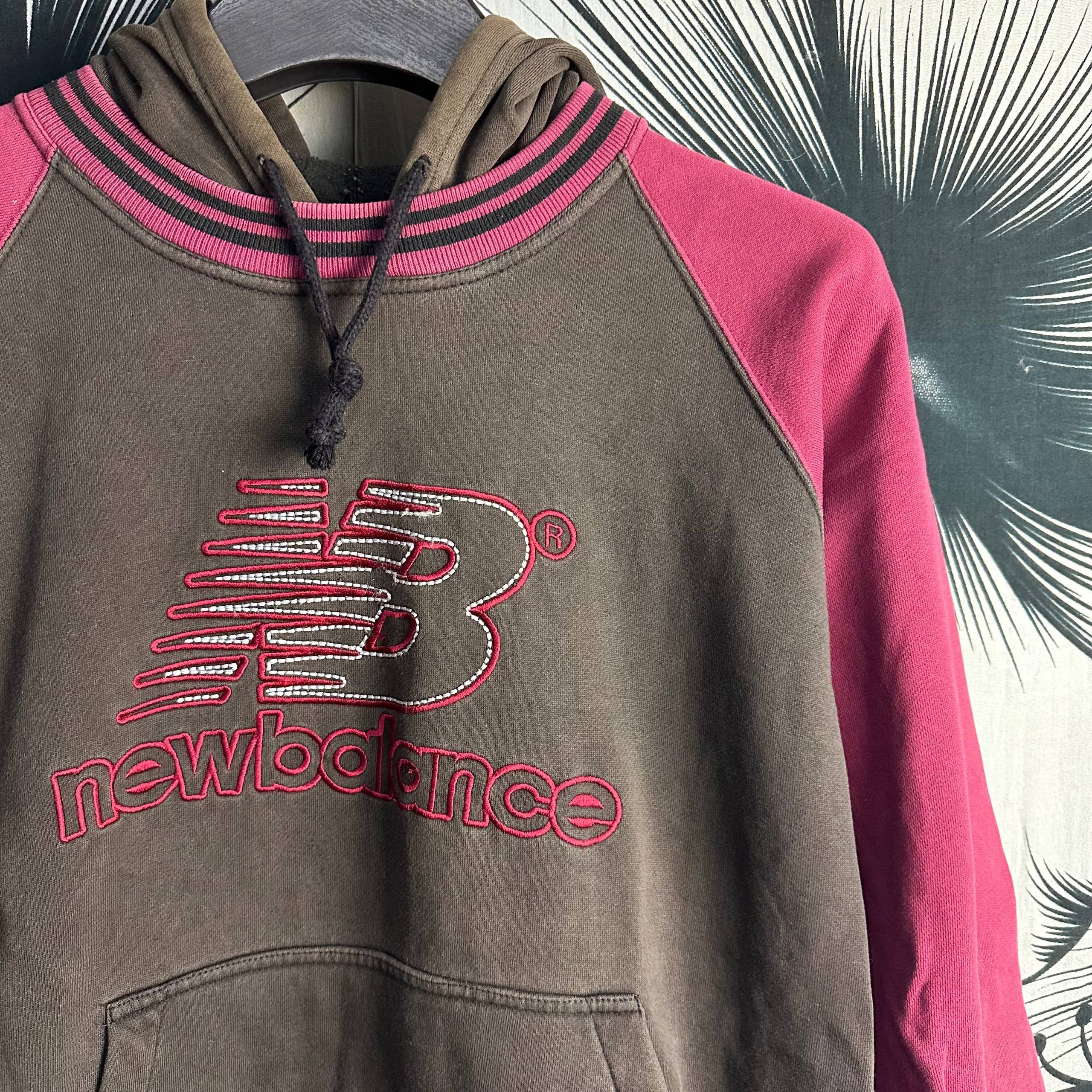 New Balance Vintage 2000s New Balance Pullover Big Logo Hoodie Size US L / EU 52-54 / 3 - 3 Thumbnail