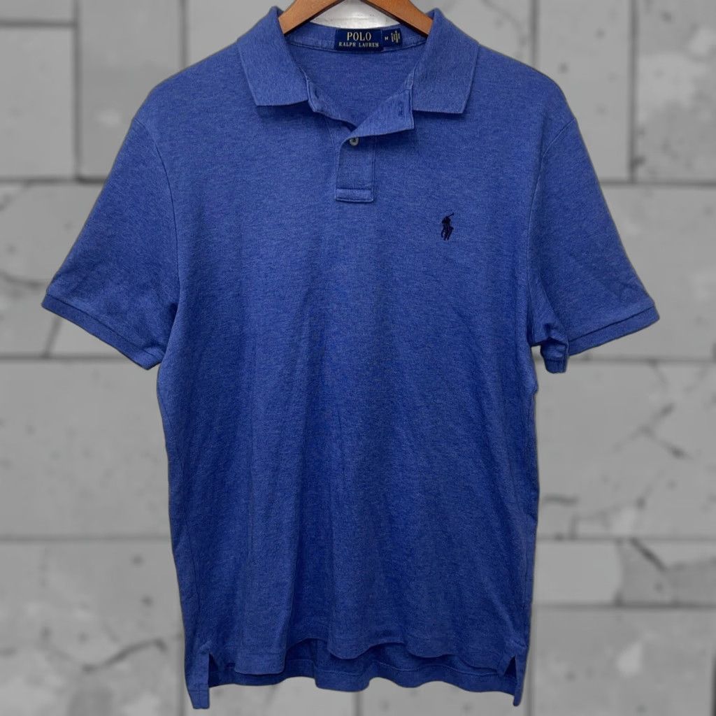 Polo Ralph Lauren VINTAGE Polo Ralph Lauren Polo Shirt Mens Medium Blue Casual Fashion Size US M / EU 48-50 / 2 - 1 Thumbnail