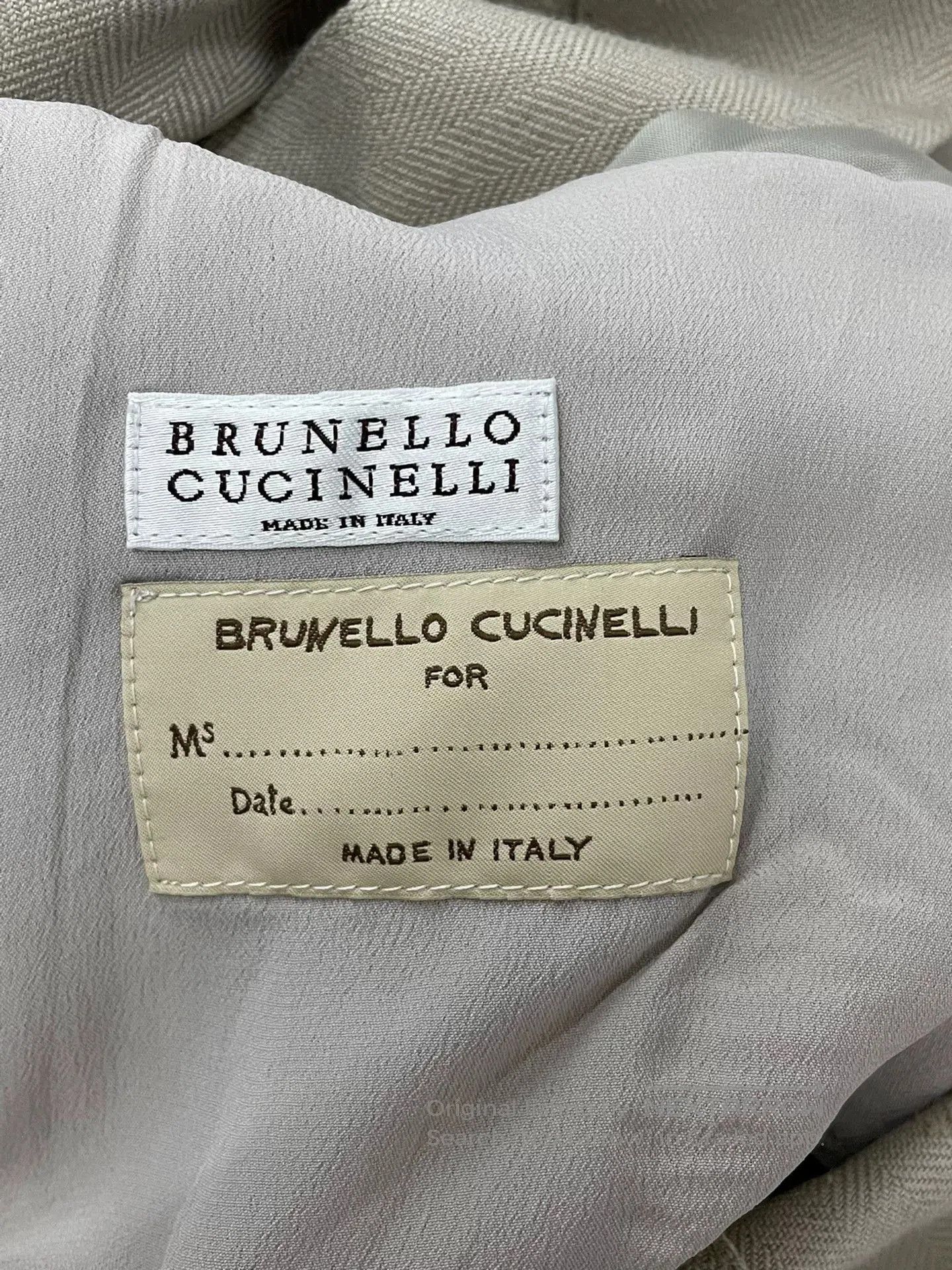 Brunello Cucinelli Brunello Cucinelli Beaded Collar Blazer. Size US M / EU 48-50 / 2 - 4 Thumbnail