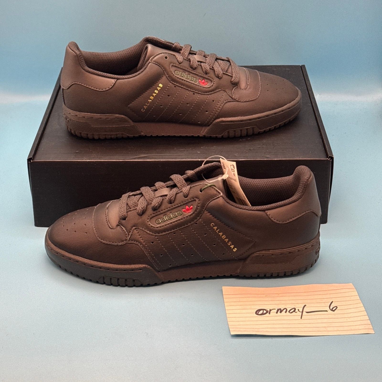 Adidas adidas Yeezy Powerphase Calabasas Core Black m8 Size US 8 / EU 41 - 3 Thumbnail