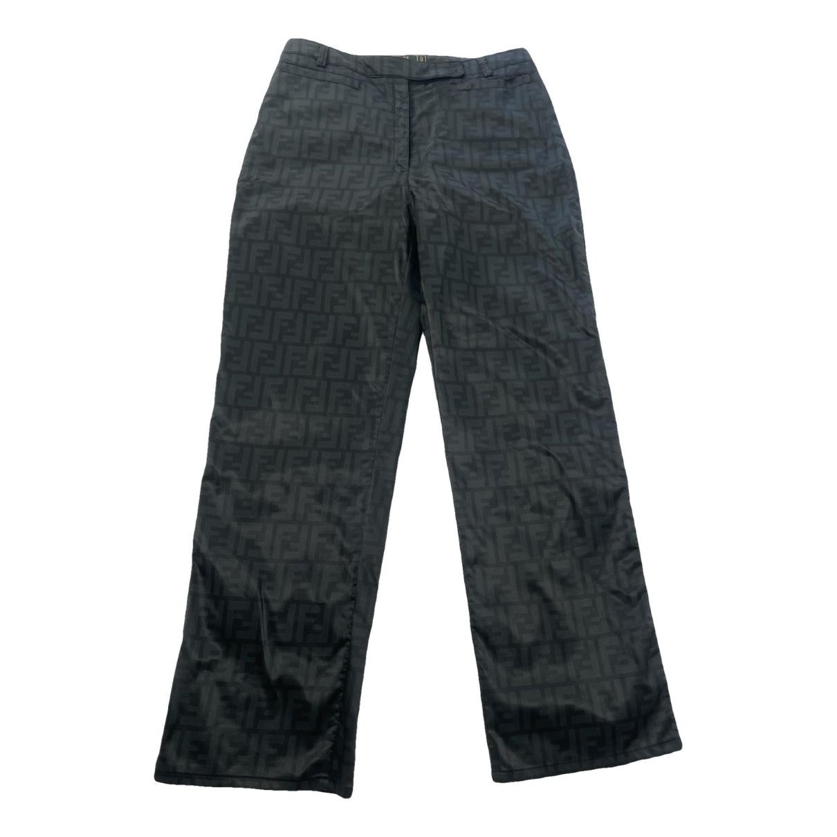 Fendi Black Polyester Trouser Size 30" / US 8 / IT 44 - 1 Thumbnail