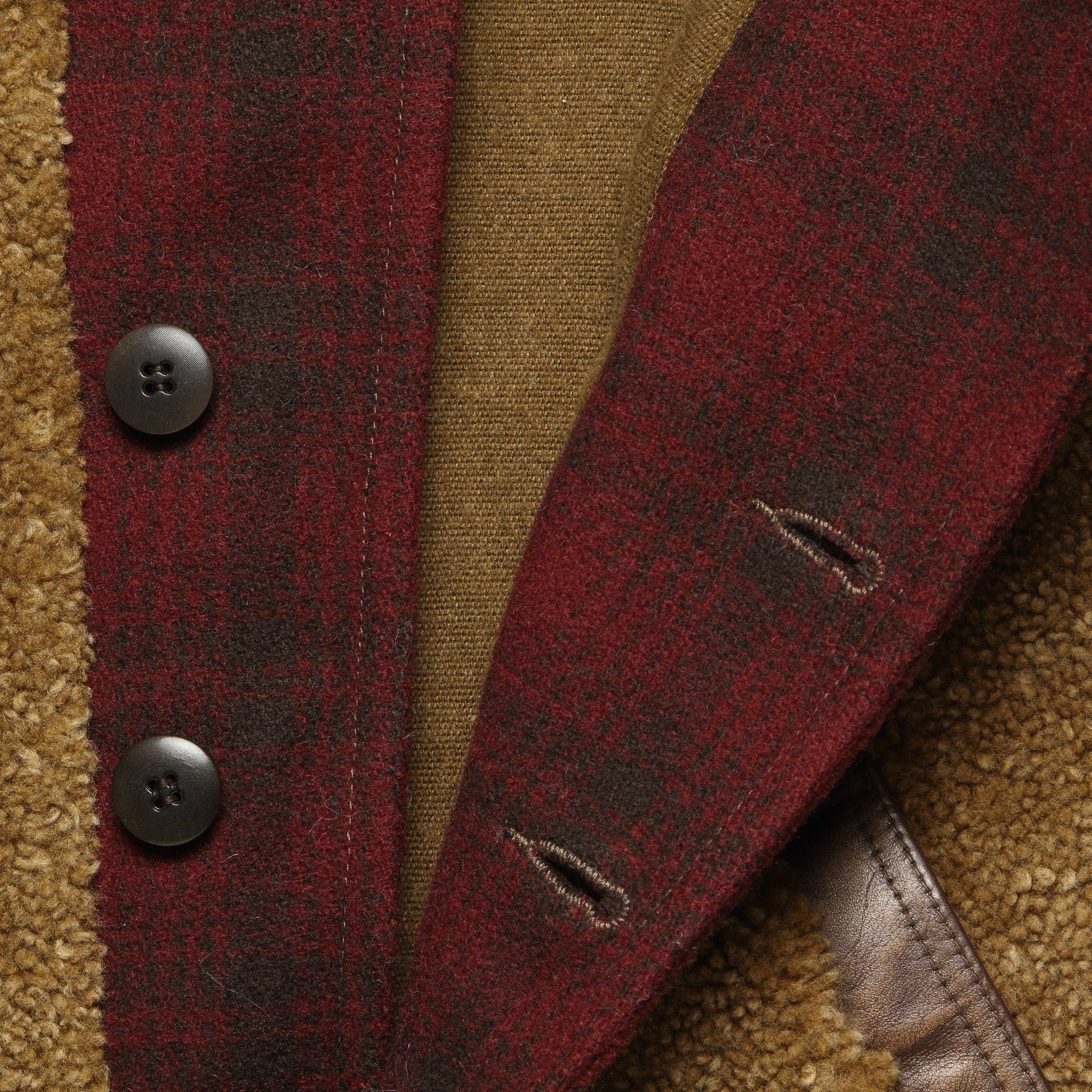 RRL Ralph Lauren RRL Talaton Plaid Wool Grizzly Jacket Red/Black/Multi Size US L / EU 52-54 / 3 - 3 Thumbnail