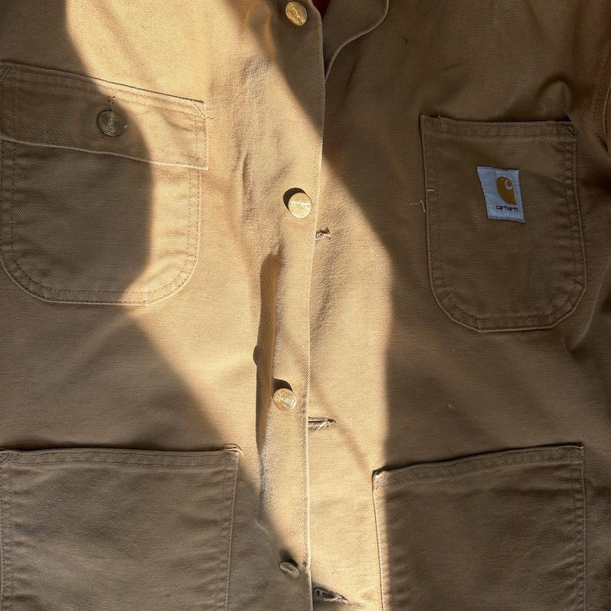 Carhartt × Vintage Vintage 1970 Carhartt Chore Coat Size US L / EU 52-54 / 3 - 2 Thumbnail