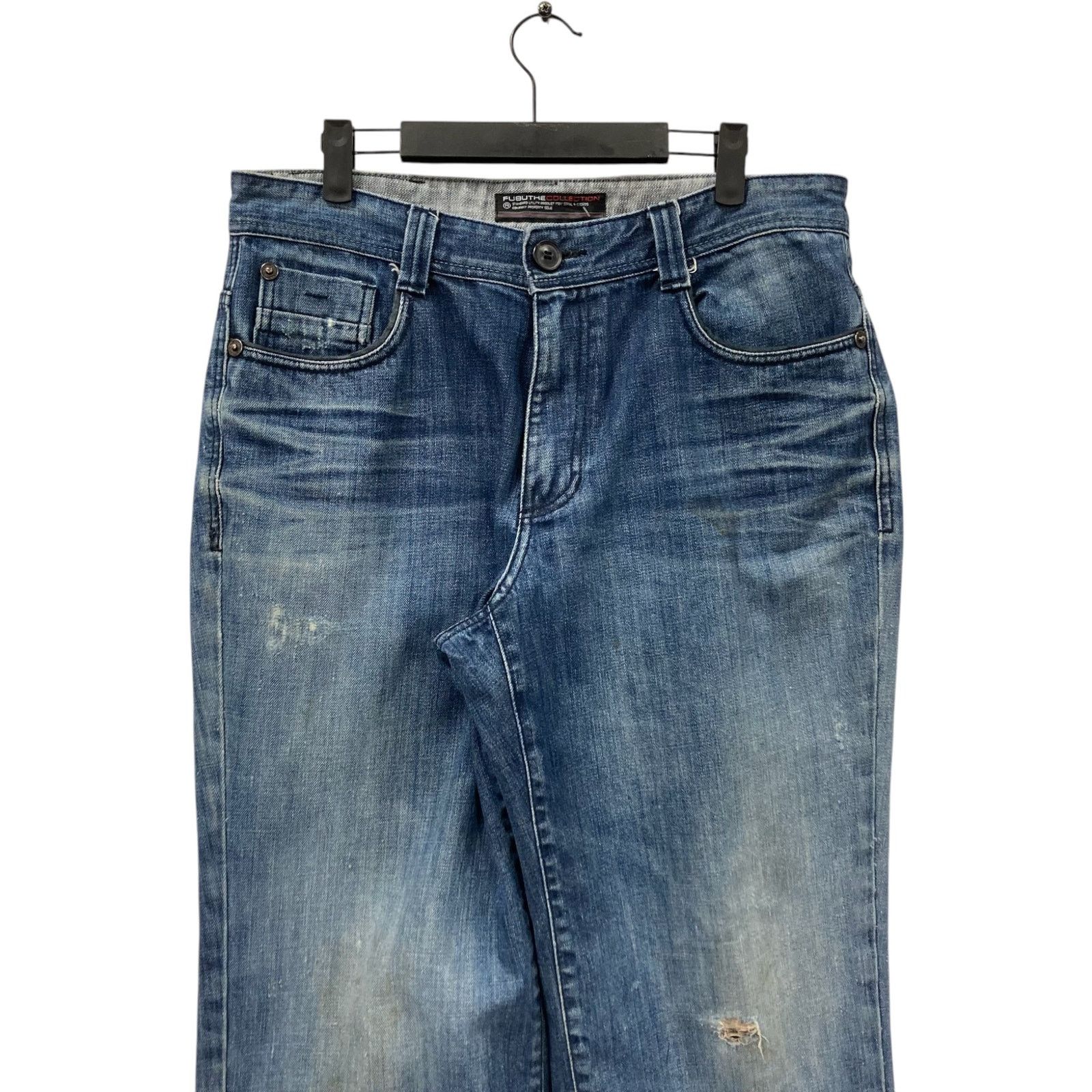 Fubu Vintage FUBU Wide Leg Denim Jeans 34x26 Size US 34 / EU 50 - 2 Thumbnail
