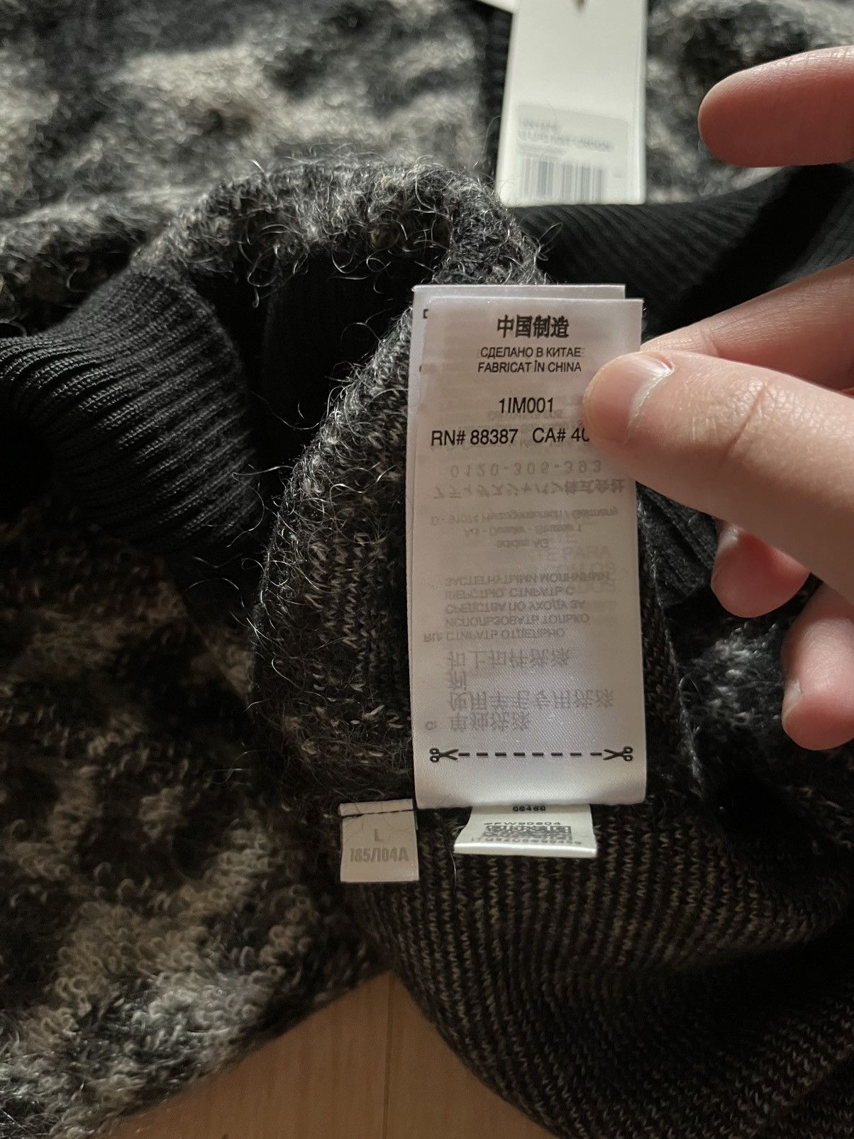 Y-3 Y-3 mohair wool Leopard cardigan yohji yammamoto x adidas L Size US L / EU 52-54 / 3 - 11 Thumbnail