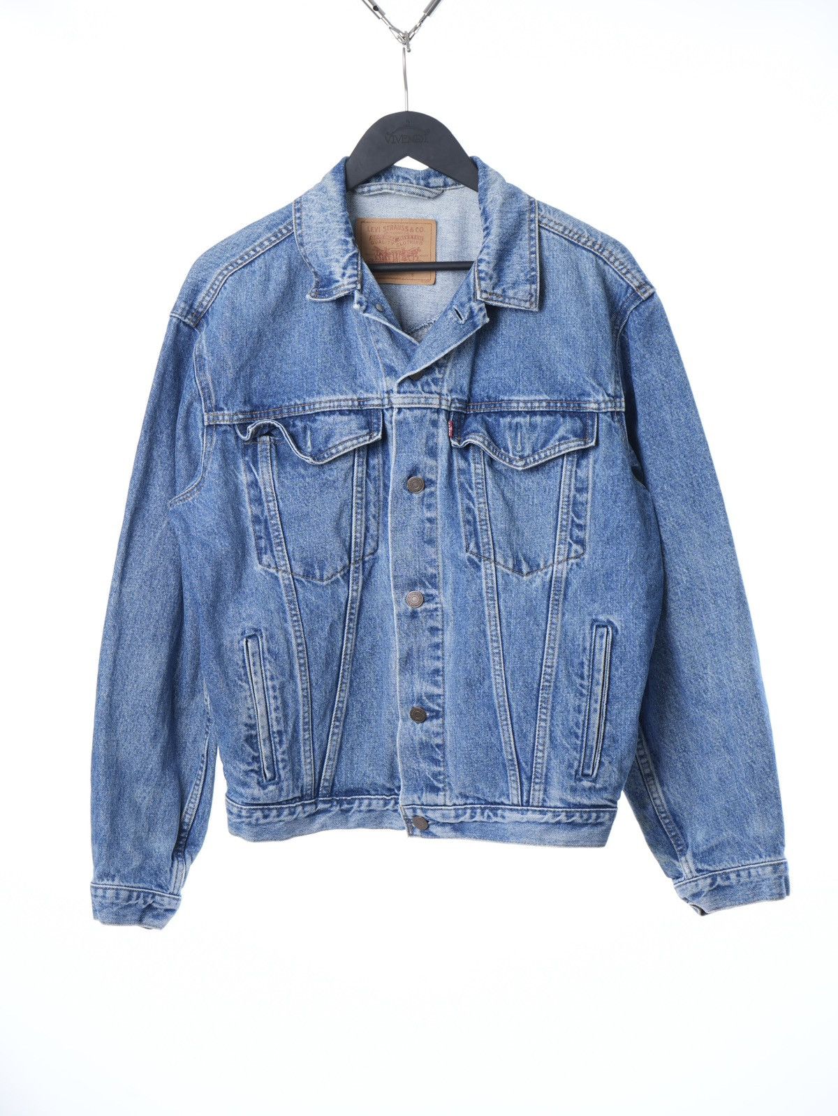 Levi's Vintage Levi’s 75525 Denim Jacket Trucker Size US S / EU 44-46 / 1 - 1 Thumbnail