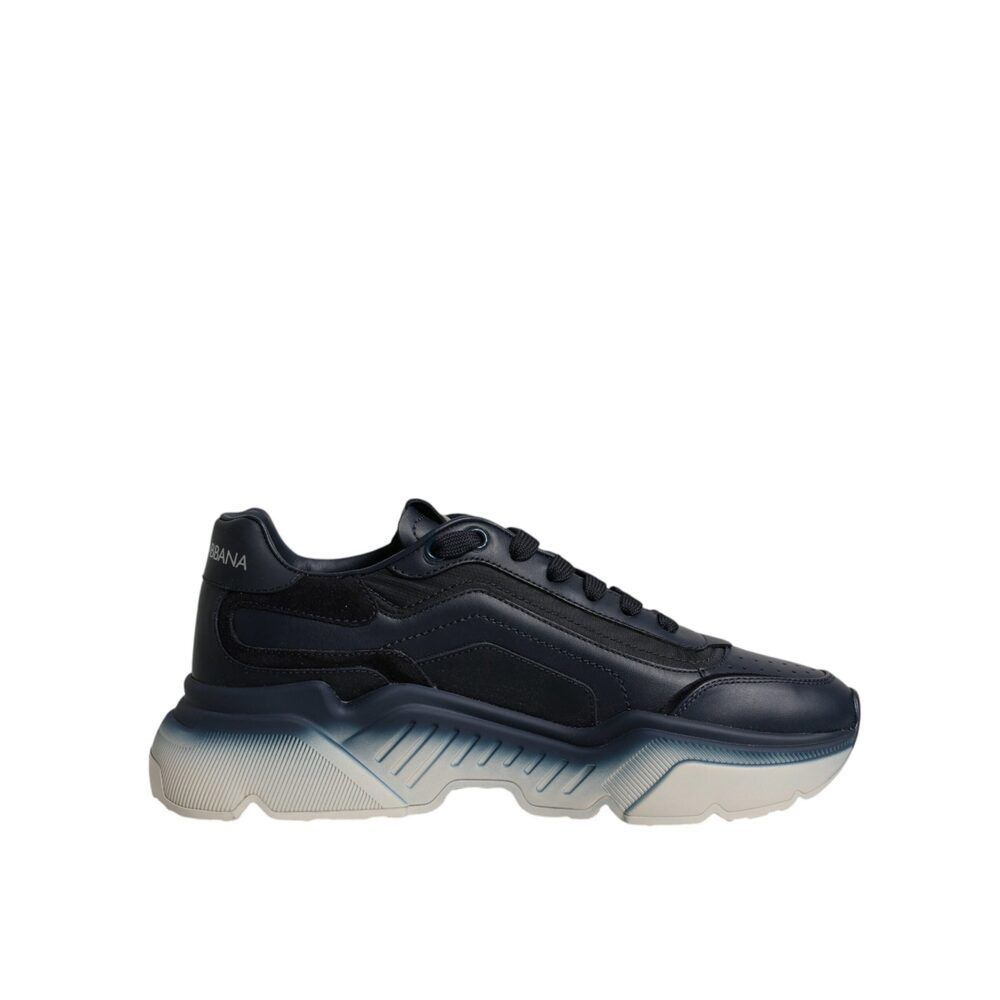 Dolce & Gabbana Navy Blue Daymaster Low Top Men Sneakers Sho