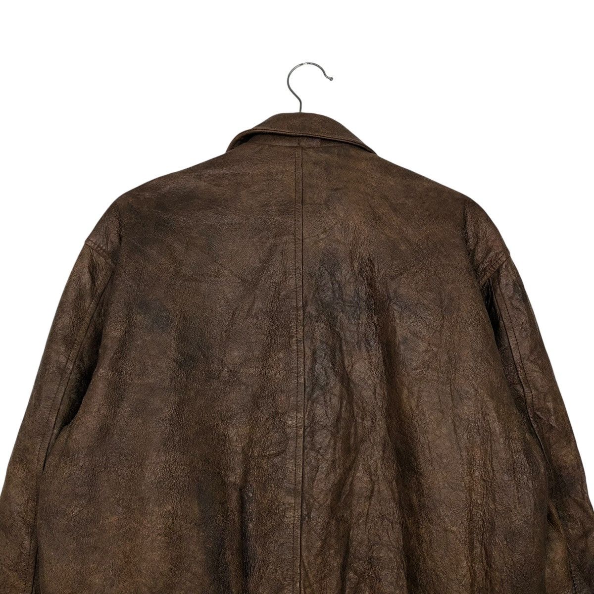 Vintage 🔥VINTAGE AERO LEATHER JACKET A2 FLIGHT JACKET USA MILITARY Size US M / EU 48-50 / 2 - 11 Thumbnail