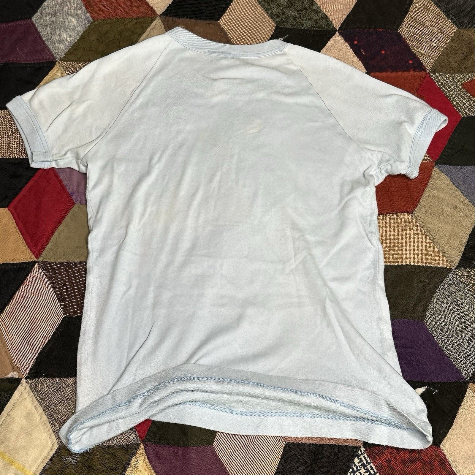 Vintage VTG 70s Endeavor New Zealand Surfer Graphic Raglan Tee Size US S / EU 44-46 / 1 - 4 Thumbnail