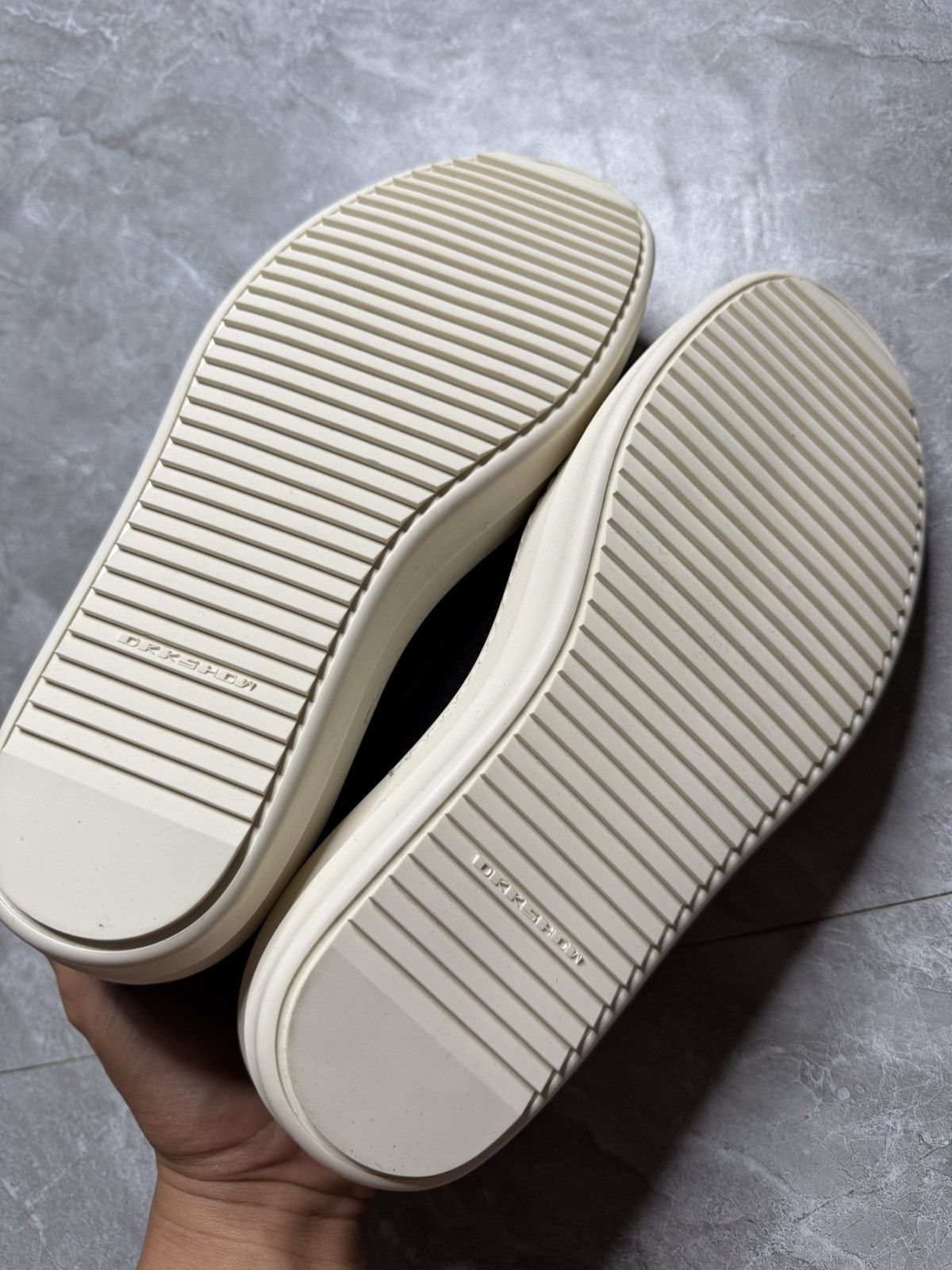 Rick Owens Drkshdw Rick Owens Cloth Ramones Slip Ons Size US 9 / EU 42 - 4 Thumbnail