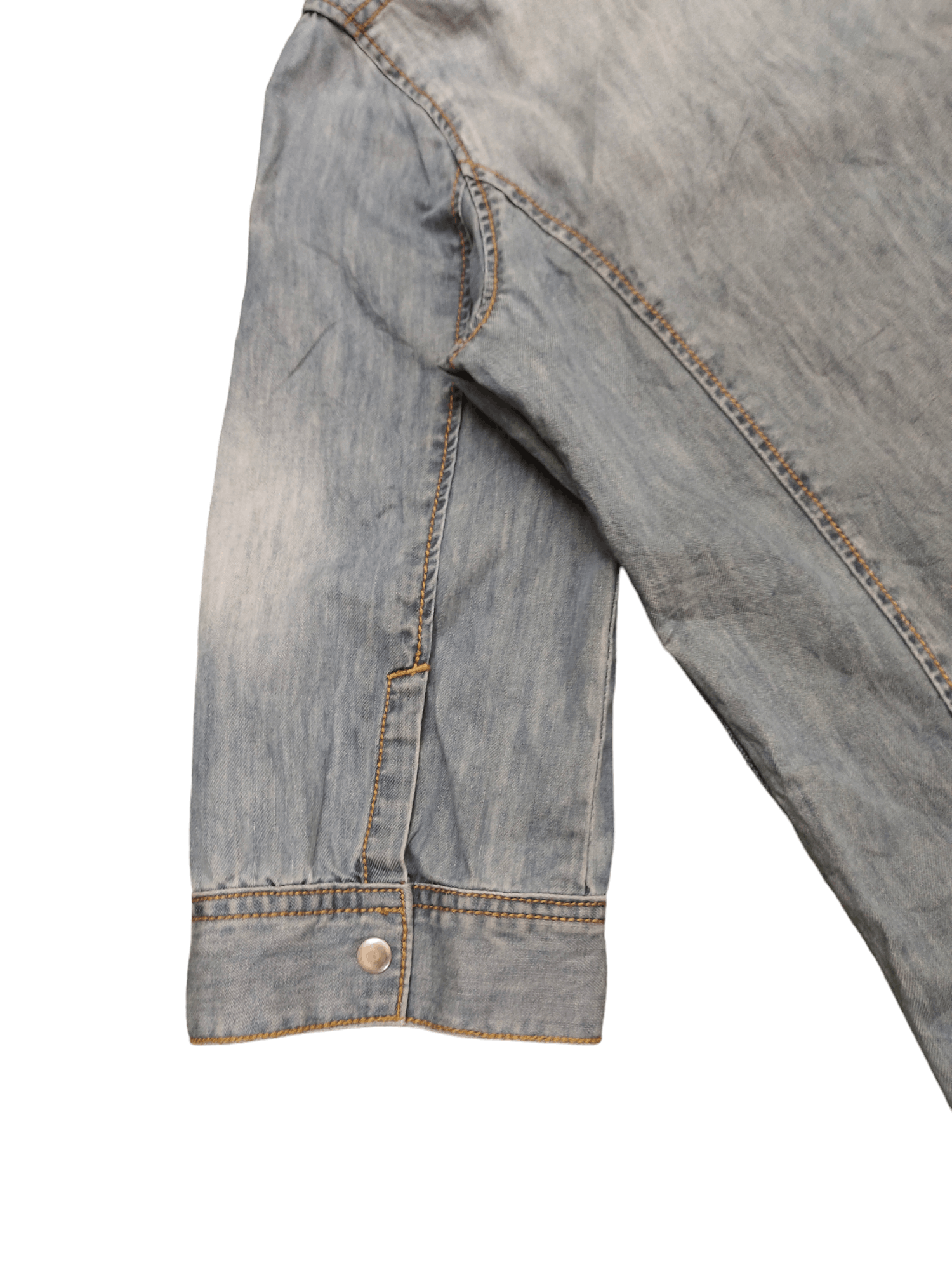 Tornado Mart Tornado Mart Double Pocket Denim Shirt Size US M / EU 48-50 / 2 - 15 Thumbnail